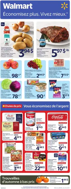 Un aperçu du dépliant Walmart circulaire du magasin Walmart est valide à partir 24 sept. 2026