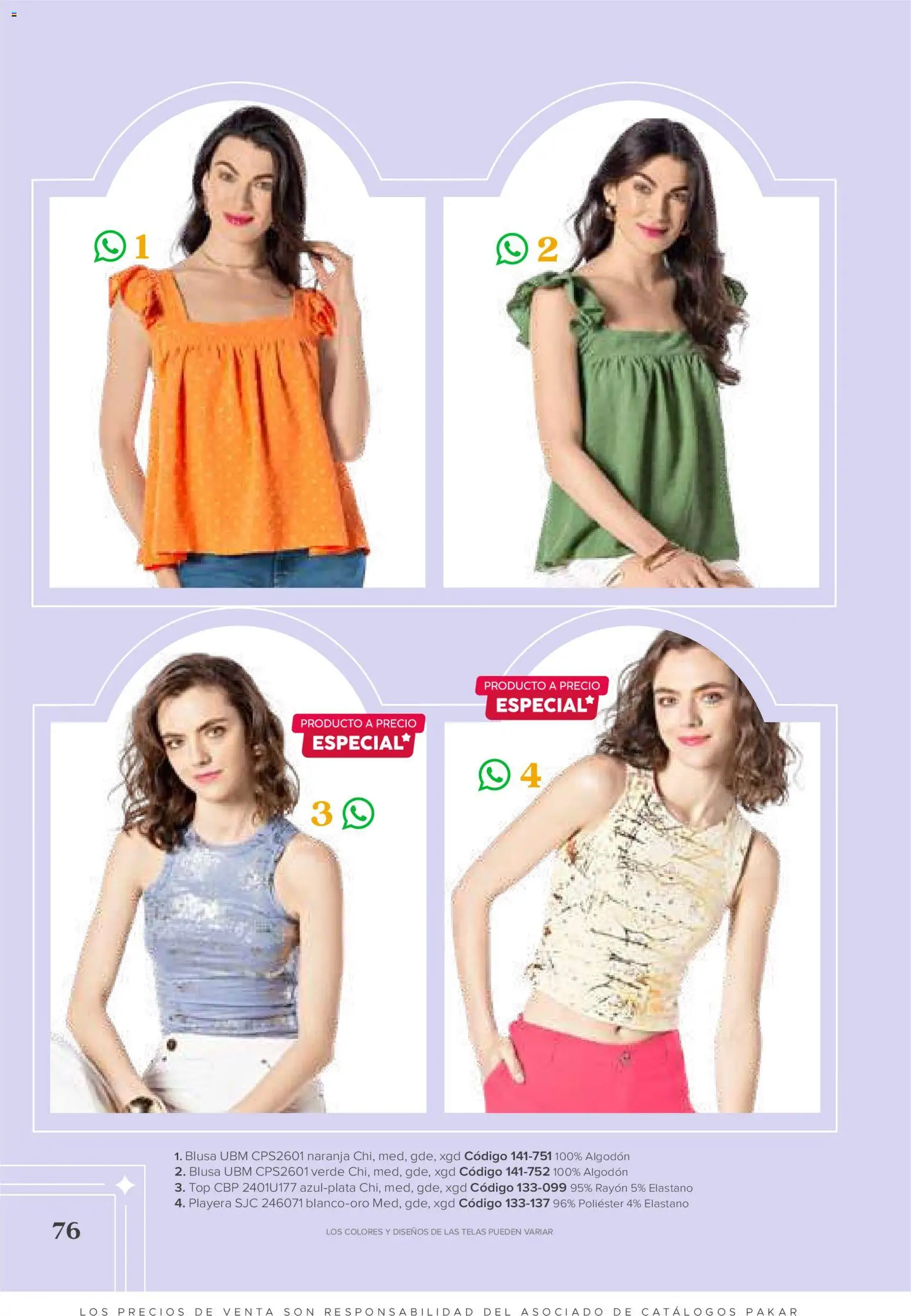 Vista previa las ofertas de la tienda SC Pakar - SC Pakar catálogo Ropa desde el 31/07/2026 