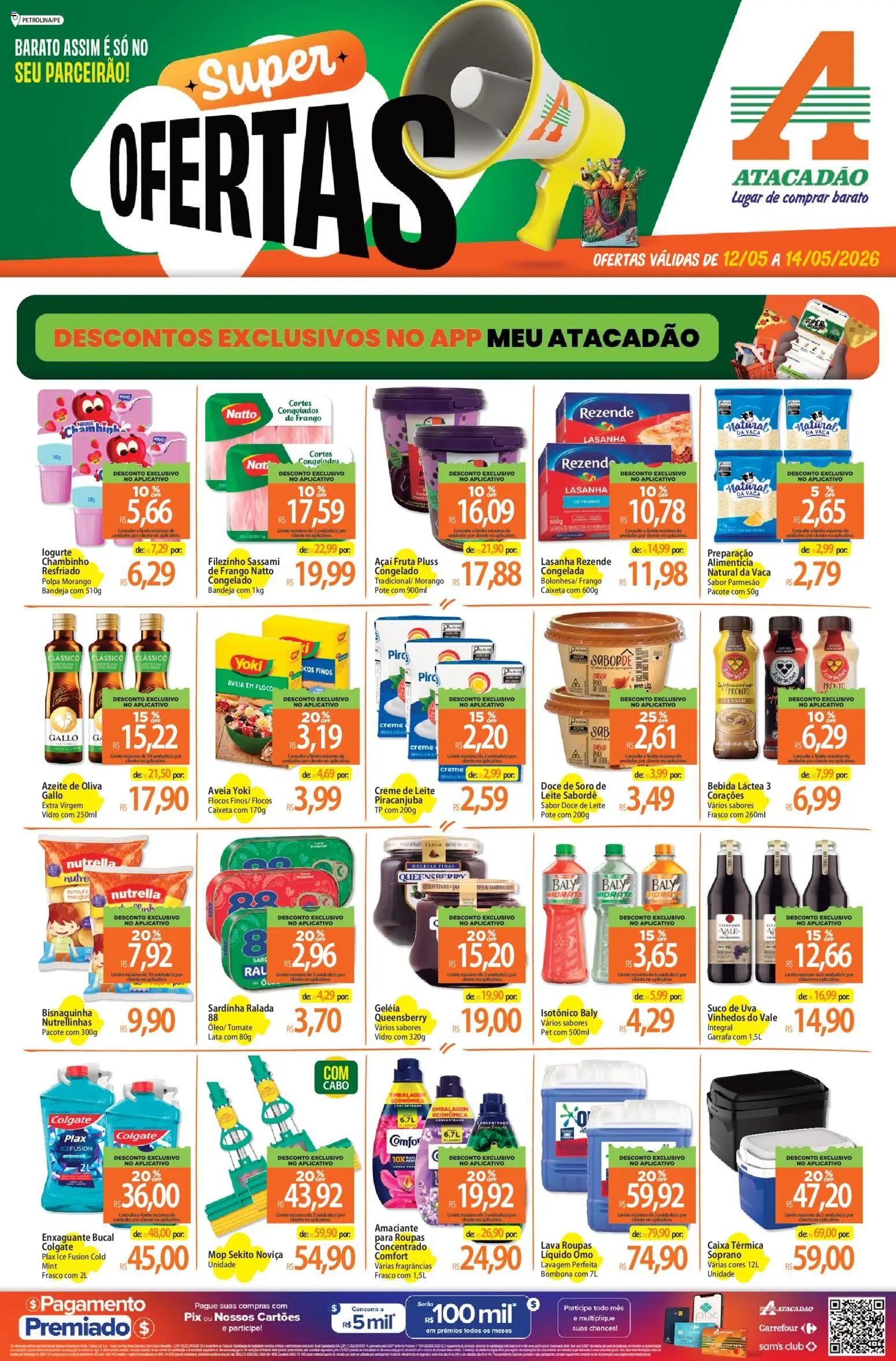 Pré-Visualização do folheto "Atacadão ofertas - PE" da loja Atacadão válido a partir de 12/05/2026