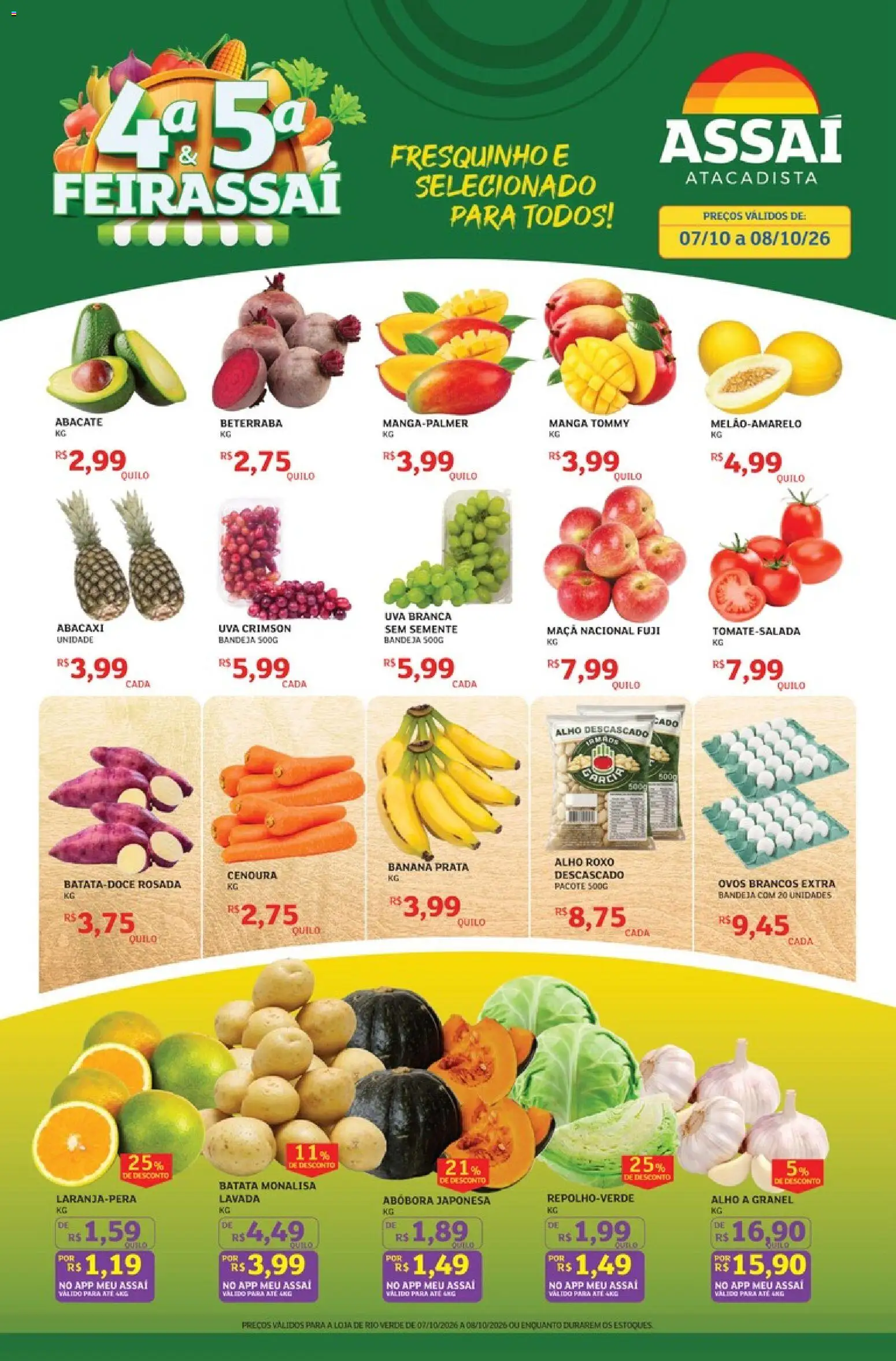 Pré-Visualização do folheto "Assaí Atacadista ofertas - GO" da loja Assaí Atacadista válido a partir de 07/10/2026