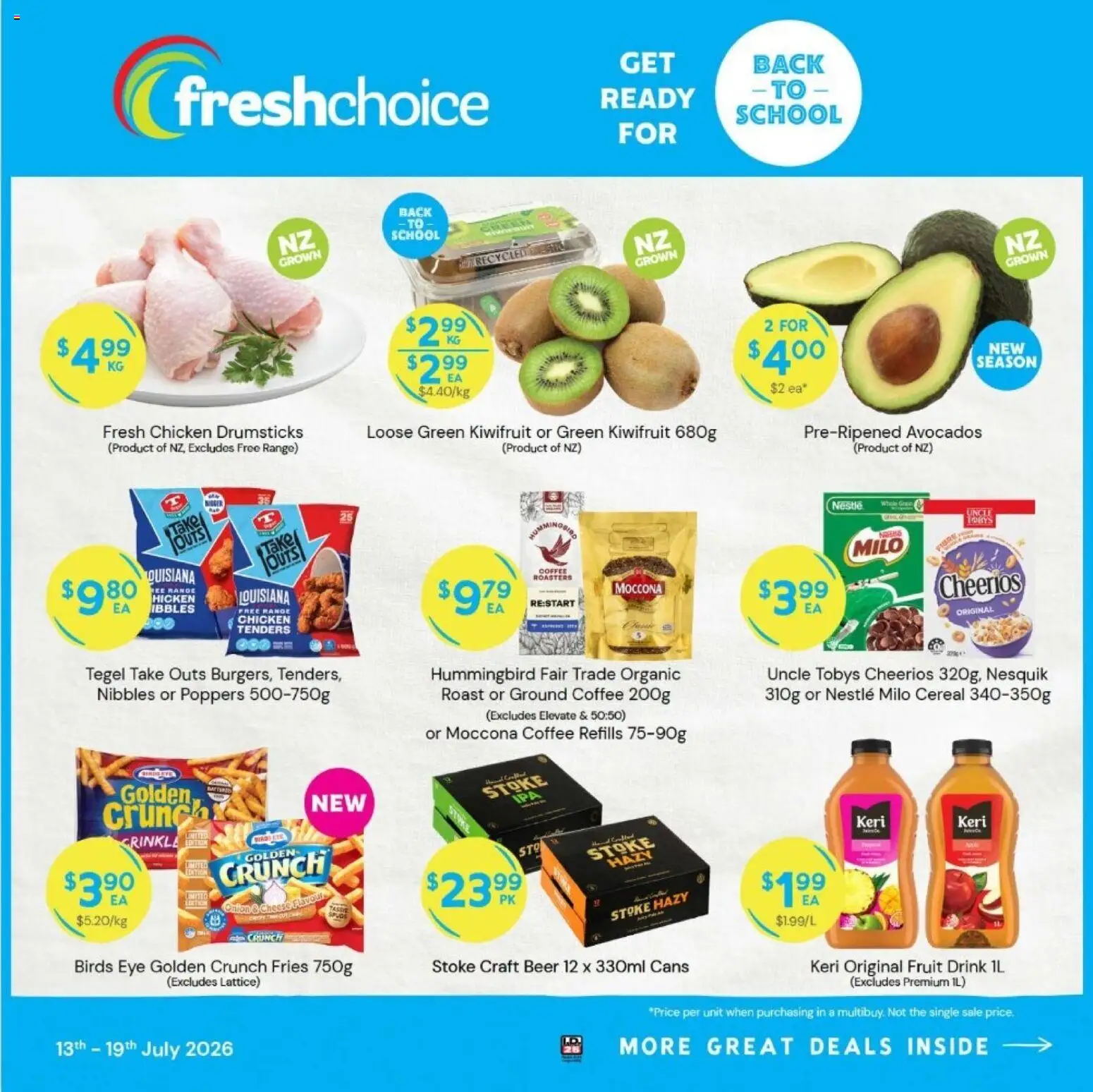 Preview of catalogue FreshChoice catalogue from shop FreshChoice valid 13 Jul 2026