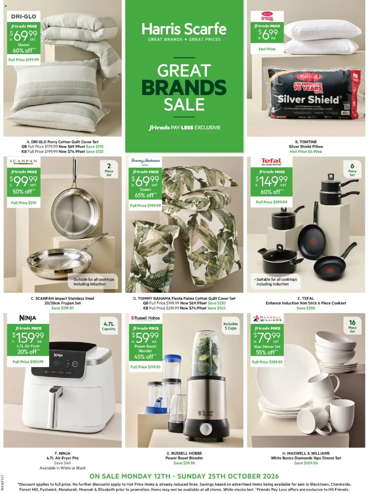 Preview of catalogue Harris Scarfe catalogue from shop Harris Scarfe valid 12/10/2026