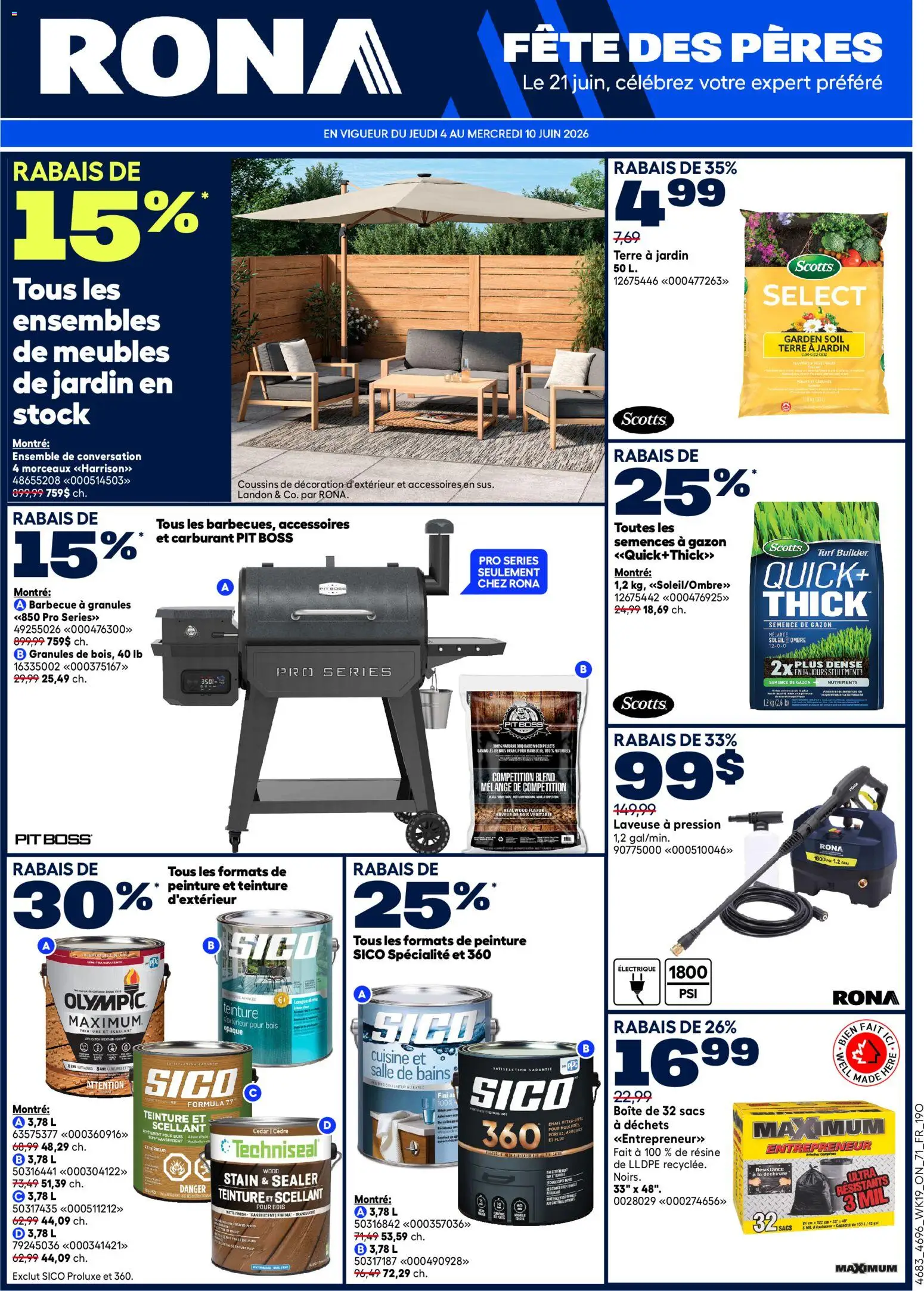 Preview of leaflet Rona circulaire from shop Rona is valid from Jun 04, 2026