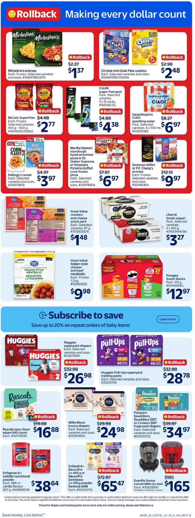New Walmart flyer from Aug 20