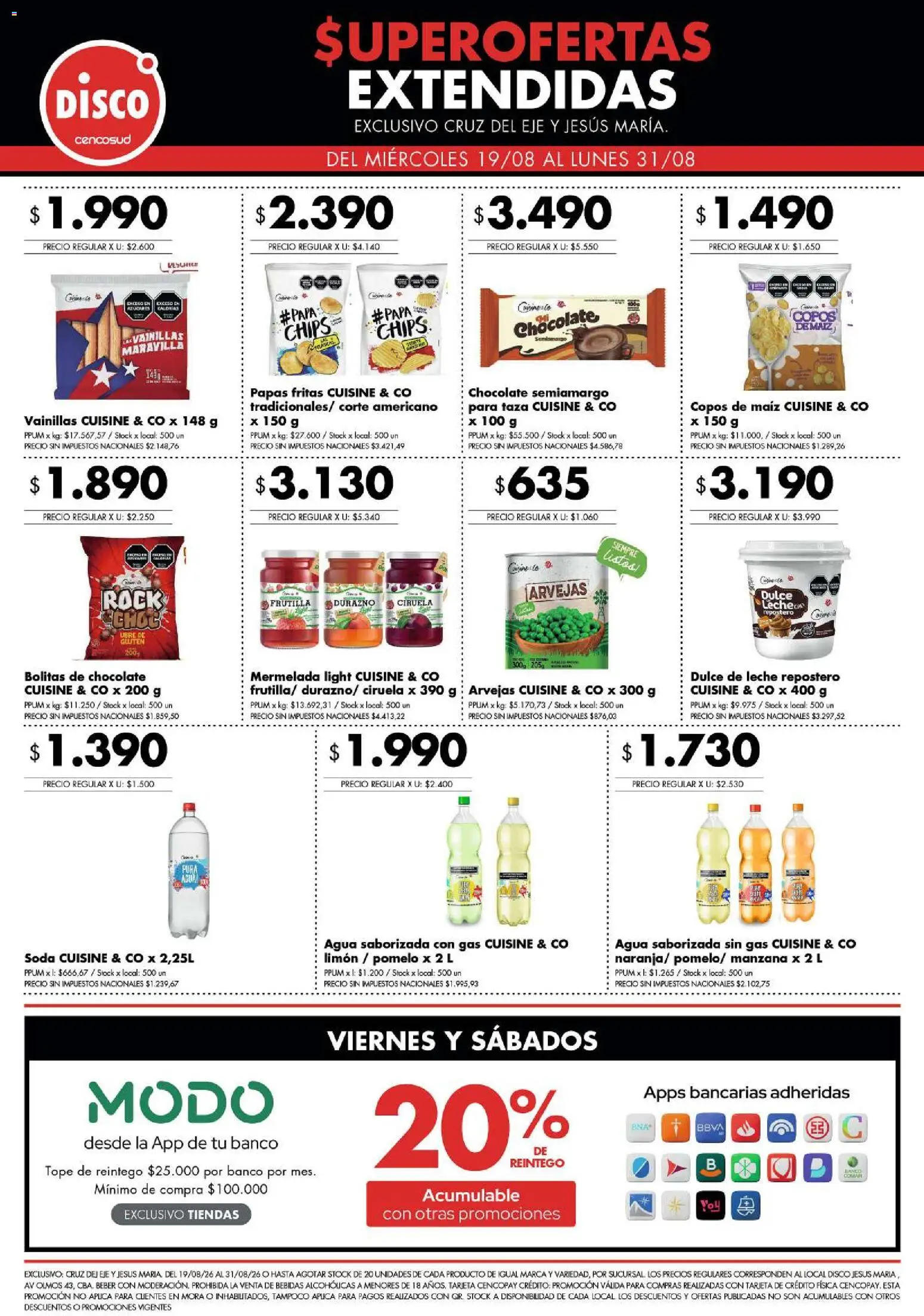 Vista previa del folleto de la tienda Disco válido desde el 19/08/2026 