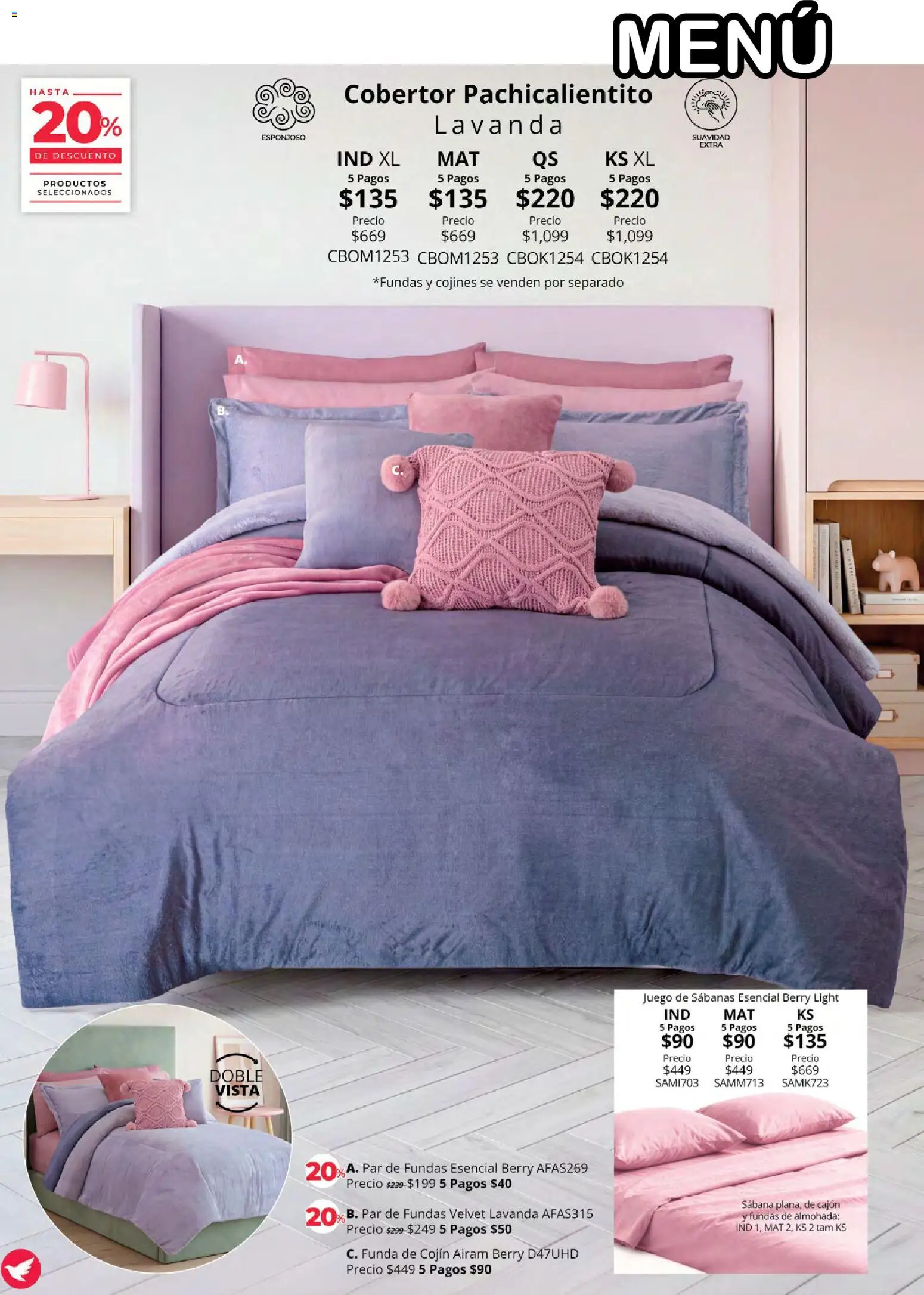 Vista previa las ofertas de la tienda Colchas Concord - Colchas Concord catálogo Colección Cobertor desde el 01/08/2026 