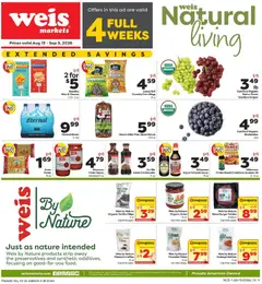 Ad Preview of Weis Weis Natural & Living from 08/13/2026