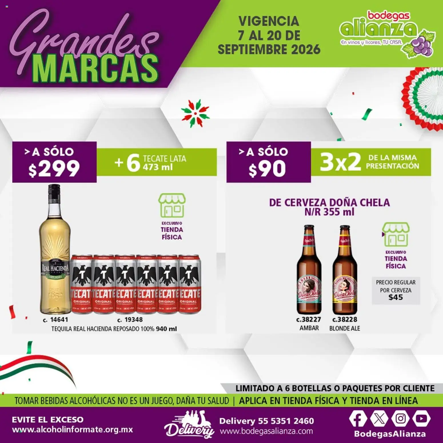 Vista previa las ofertas de la tienda Bodegas Alianza - Bodegas Alianza catálogo Grandes Marcas desde el 07/09/2026 