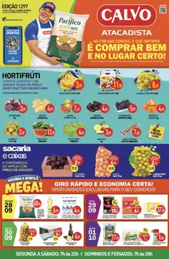 Pré-Visualização do folheto "Calvo Atacadista - Ofertas da semana" da loja Calvo Atacadista válido a partir de 28/09/2026