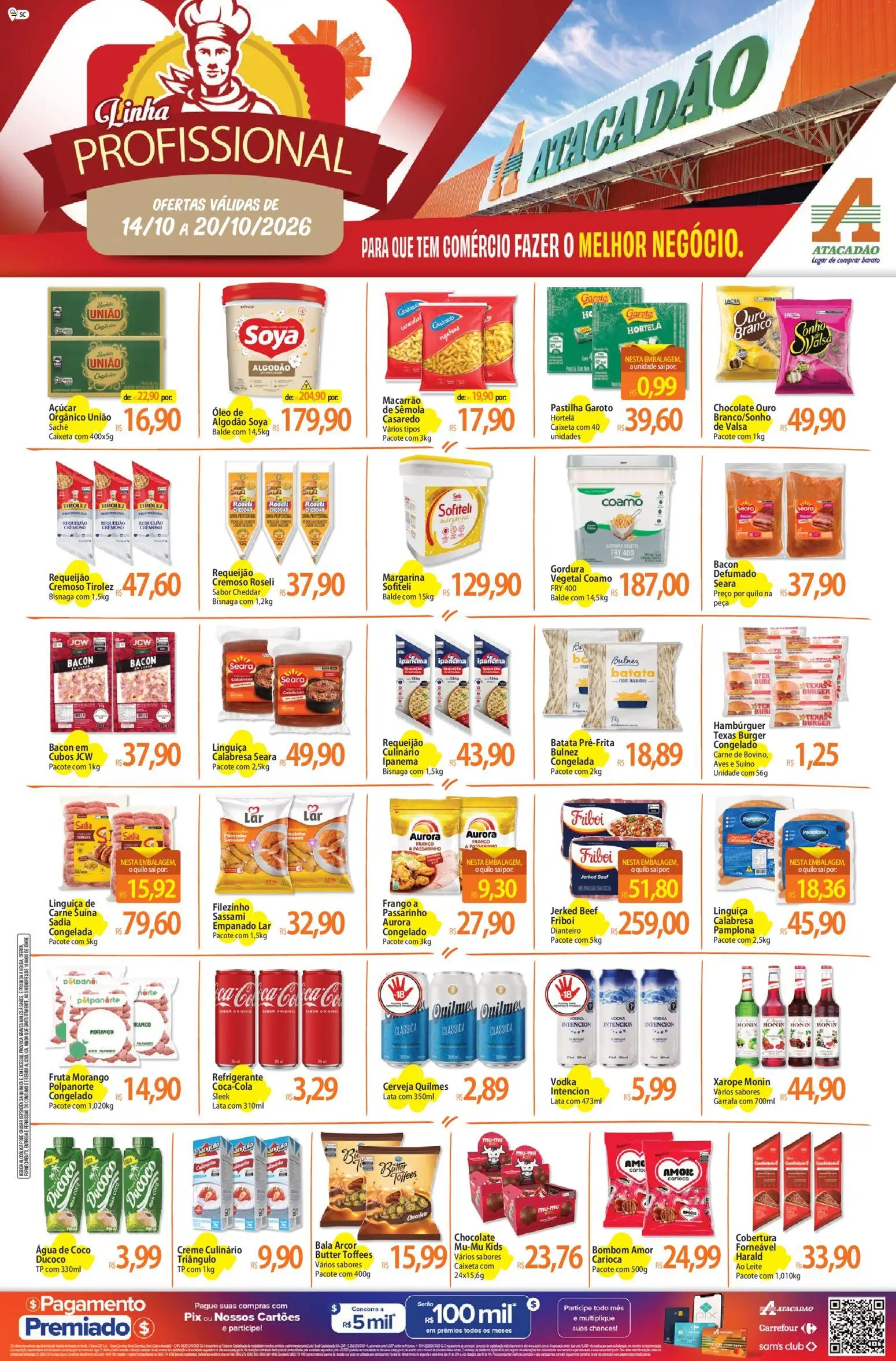 Pré-Visualização do folheto "Atacadão ofertas - SC" da loja Atacadão válido a partir de 14/10/2026