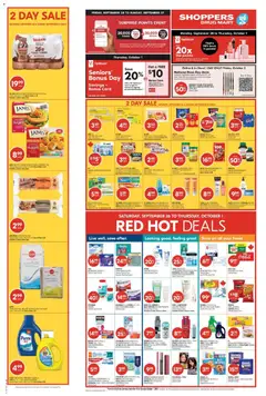Un aperçu du dépliant Shoppers weekly flyer / circulaire du magasin Shoppers est valide à partir 26 sept. 2026