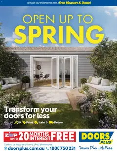 Preview of catalogue Doors Plus catalogue from shop Doors Plus valid 01/10/2026