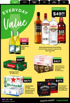 Preview of catalogue Liquorland Everyday Value from shop Liquorland valid 6 Jul 2026