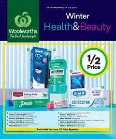 Preview of catalogue Woolworths Winter Health & Beauty from shop Woolworths valid 01/07/2026