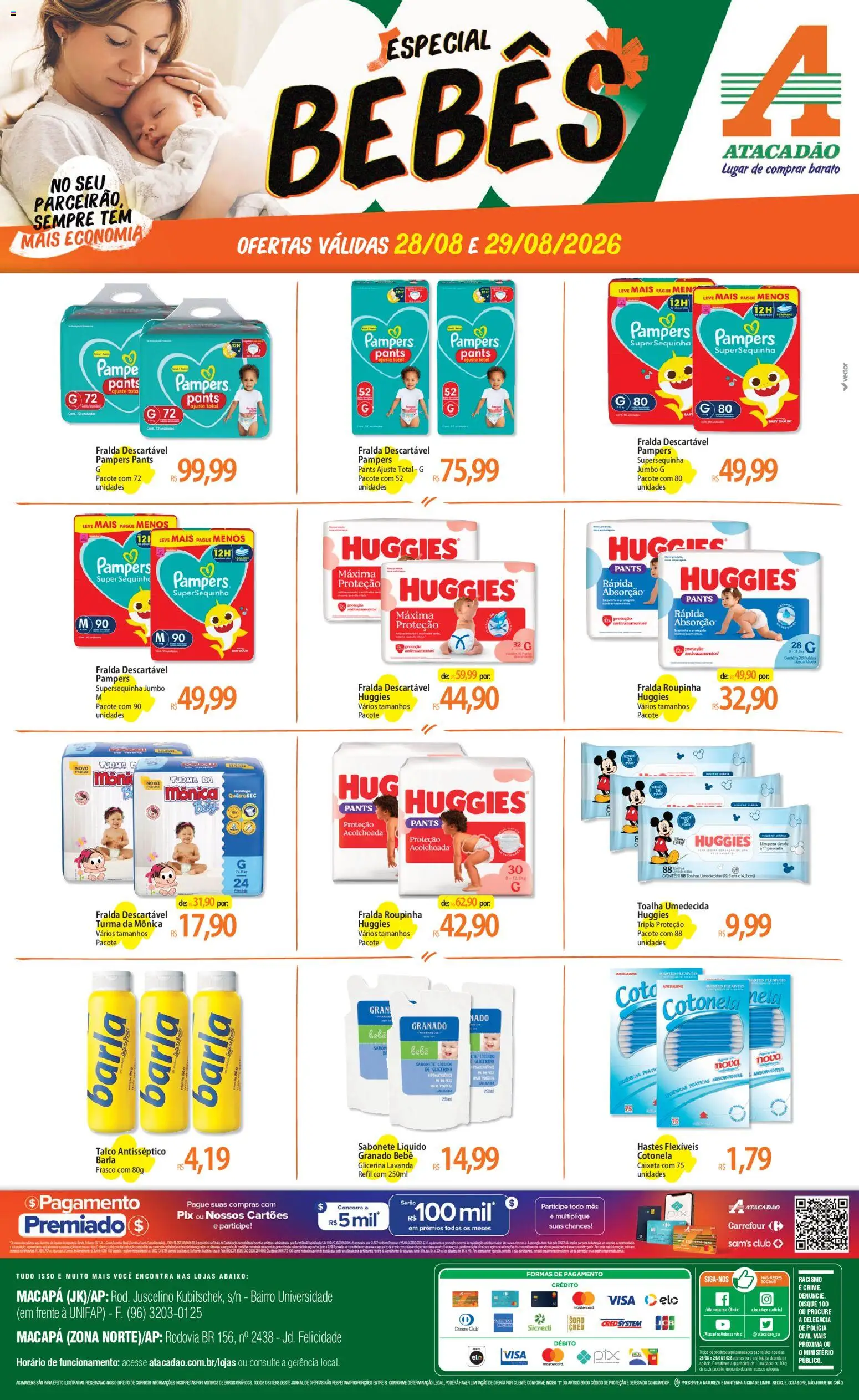Pré-Visualização do folheto "Atacadão ofertas - AP" da loja Atacadão válido a partir de 28/08/2026