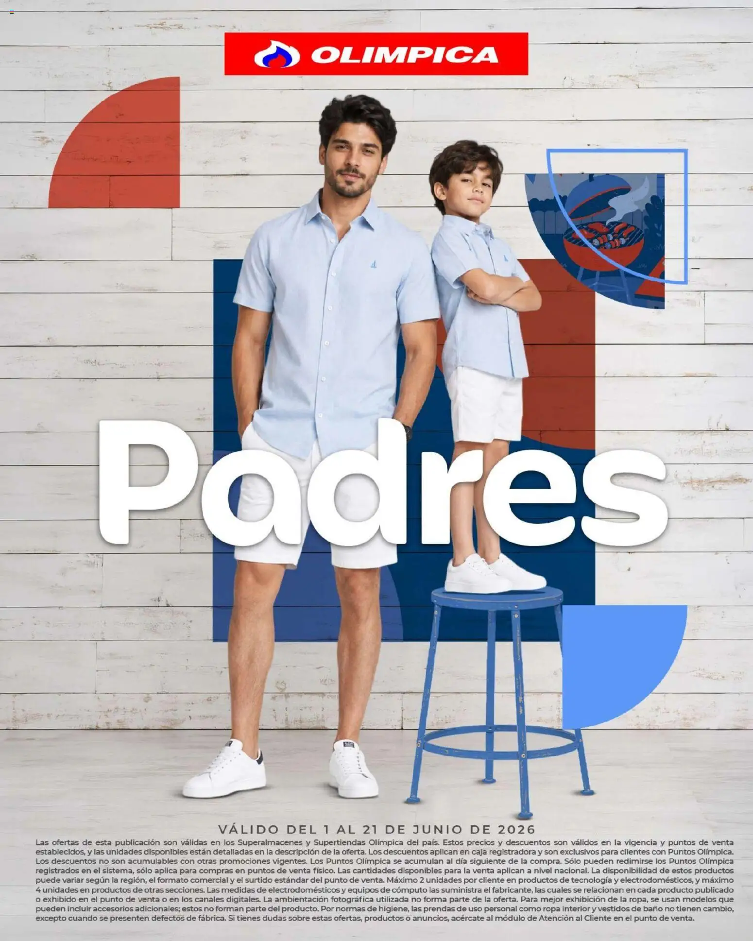  Vista previa del prospecto Olímpica Moda para papá del almacen Olímpica válida del 01/06/2026 al 21/06/2026