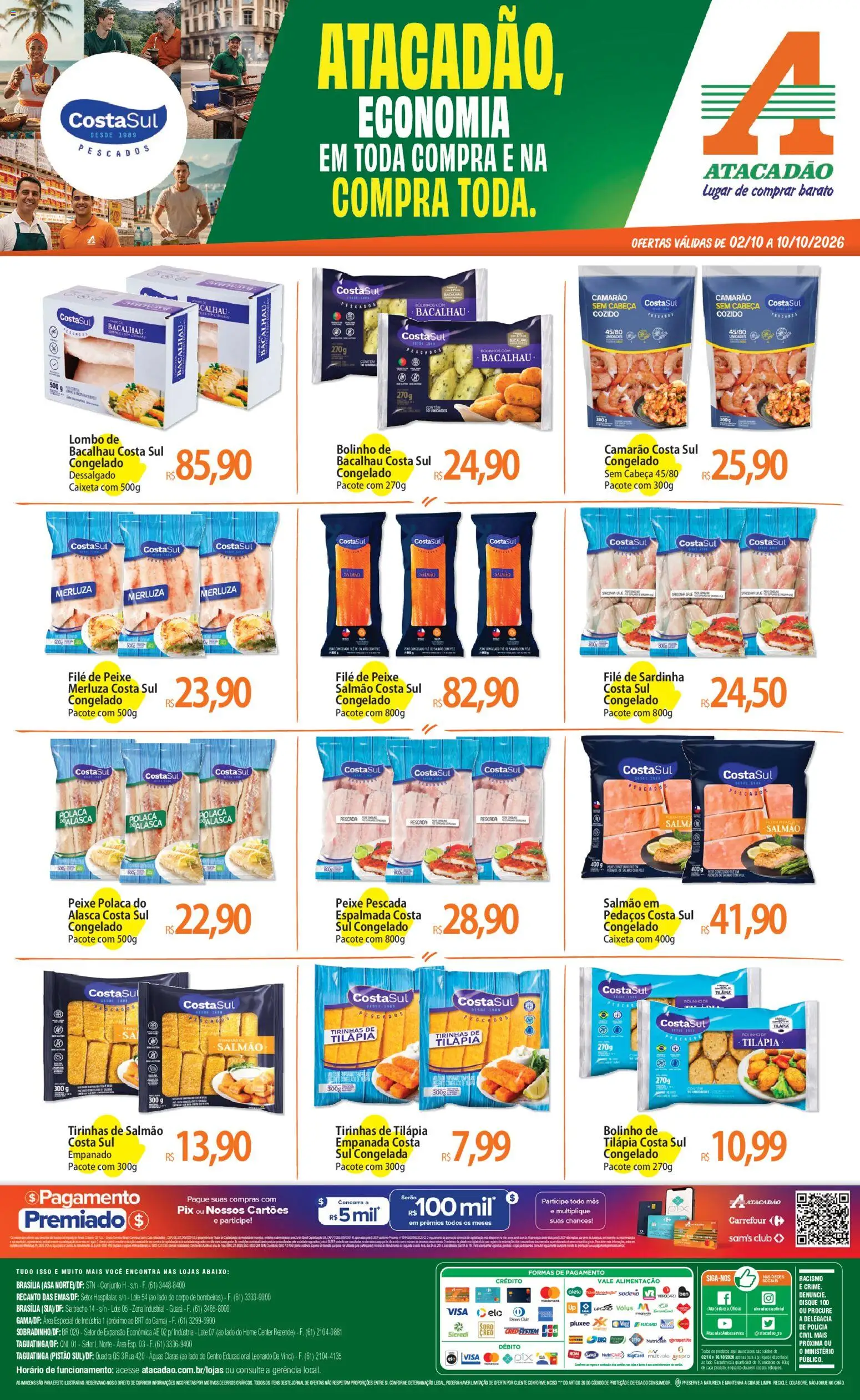 Pré-Visualização do folheto "Atacadão ofertas - DF" da loja Atacadão válido a partir de 02/10/2026
