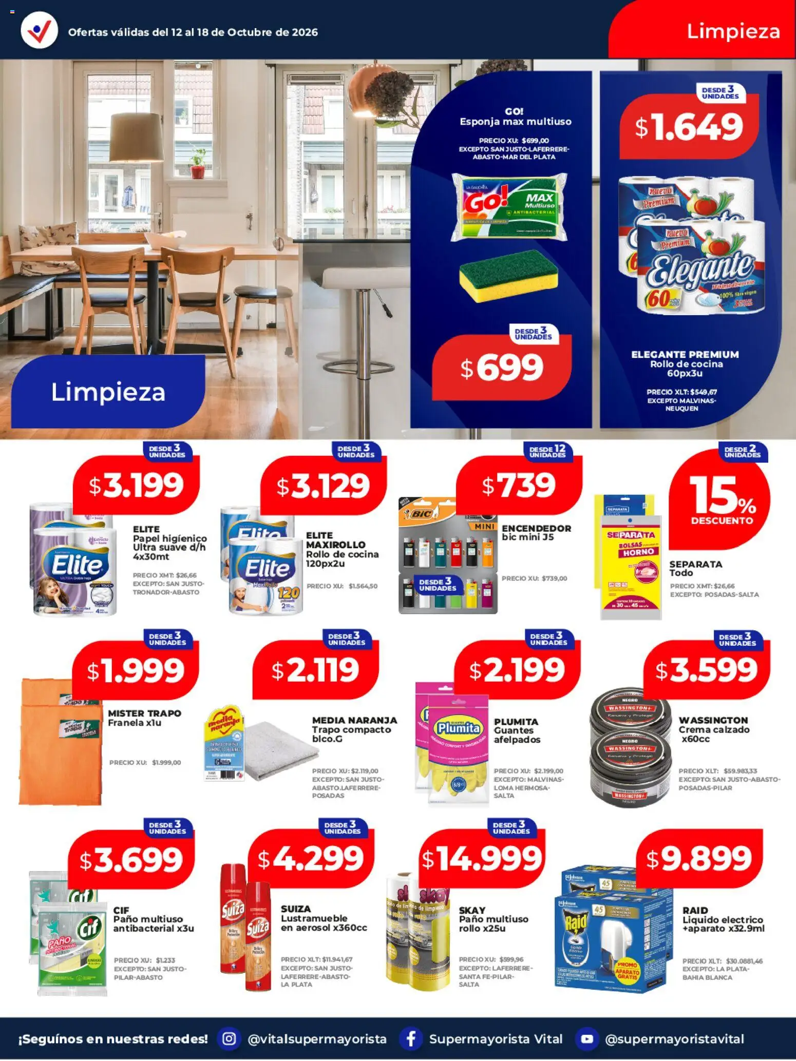Vista previa del folleto de la tienda Vital válido desde el 12/10/2026 