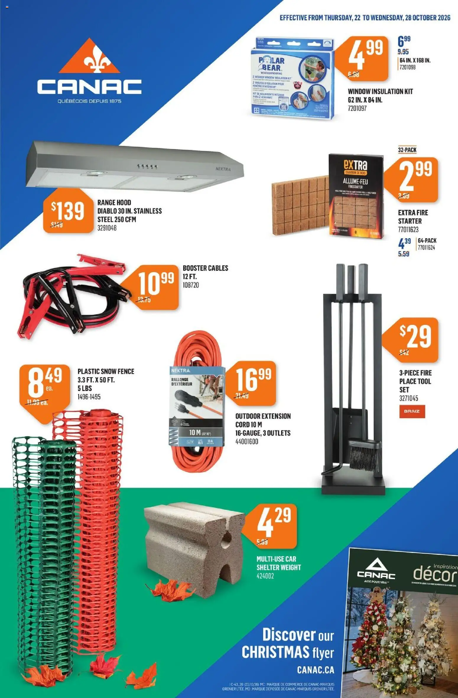 Preview of leaflet Canac weekly flyer from shop Canac is valid from Oct 22, 2026