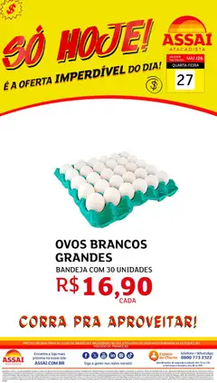 Pré-Visualização do folheto "Assaí Atacadista ofertas - DF" da loja Assaí Atacadista válido a partir de 27/05/2026