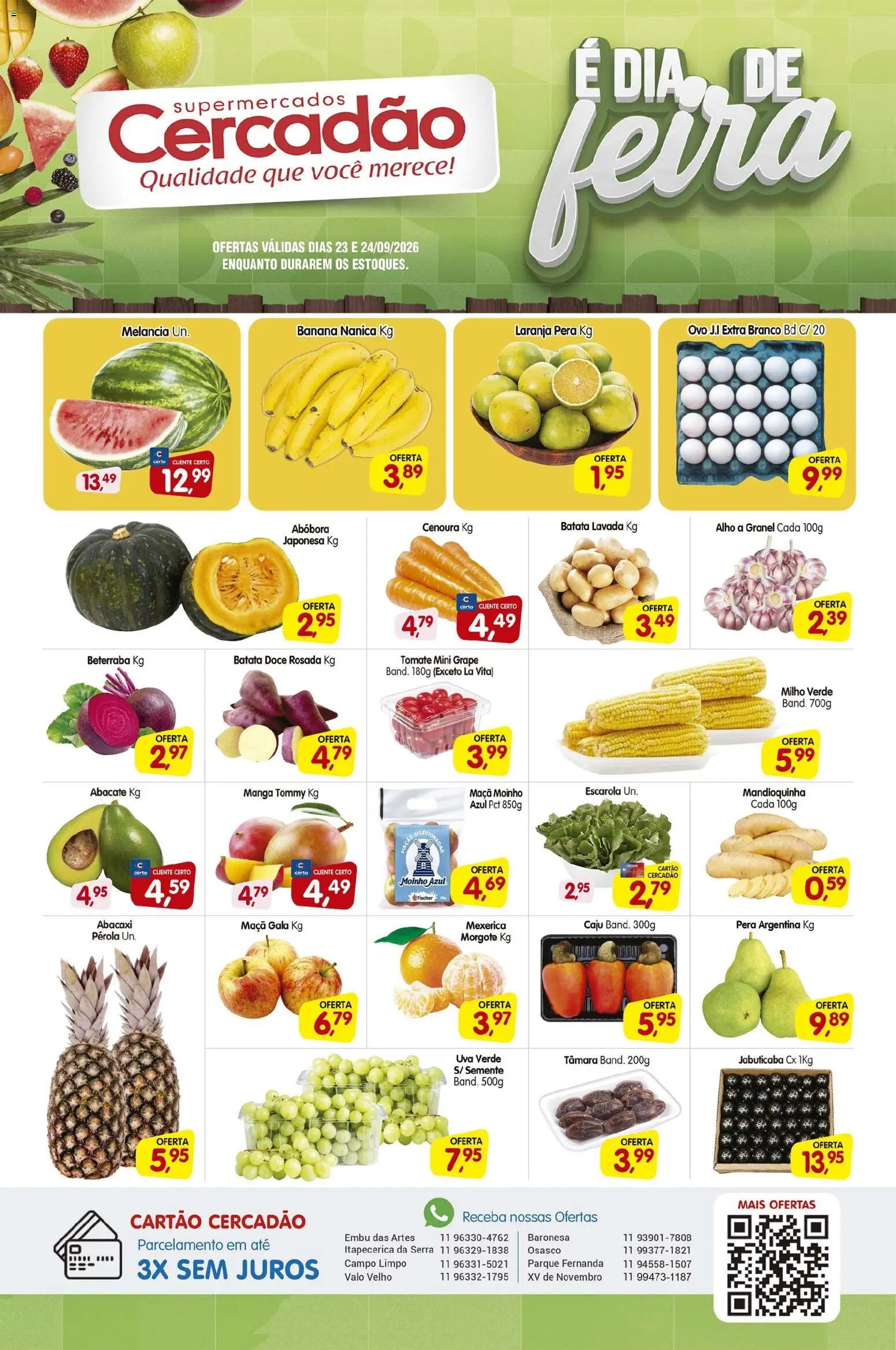 Pré-Visualização do folheto "Cercadão - Ofertas da semana" da loja Cercadão válido a partir de 23/09/2026