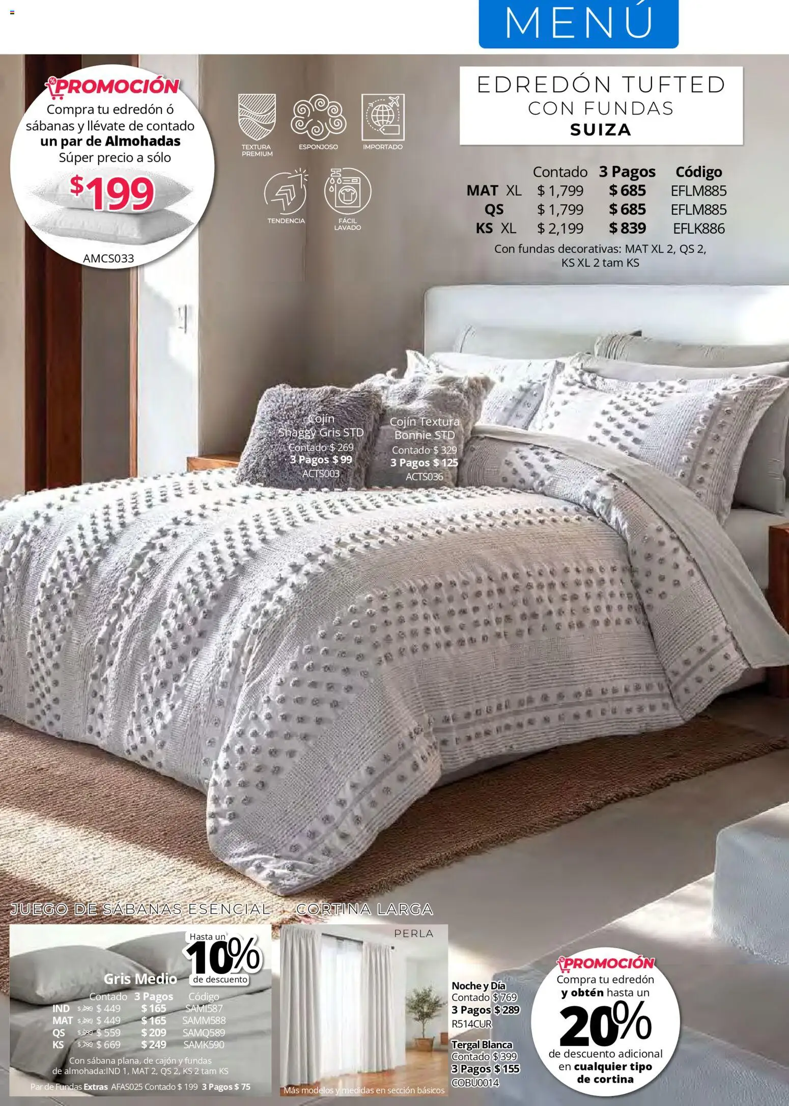 Vista previa las ofertas de la tienda Colchas Concord - Colchas Concord catálogo desde el 01/05/2026 