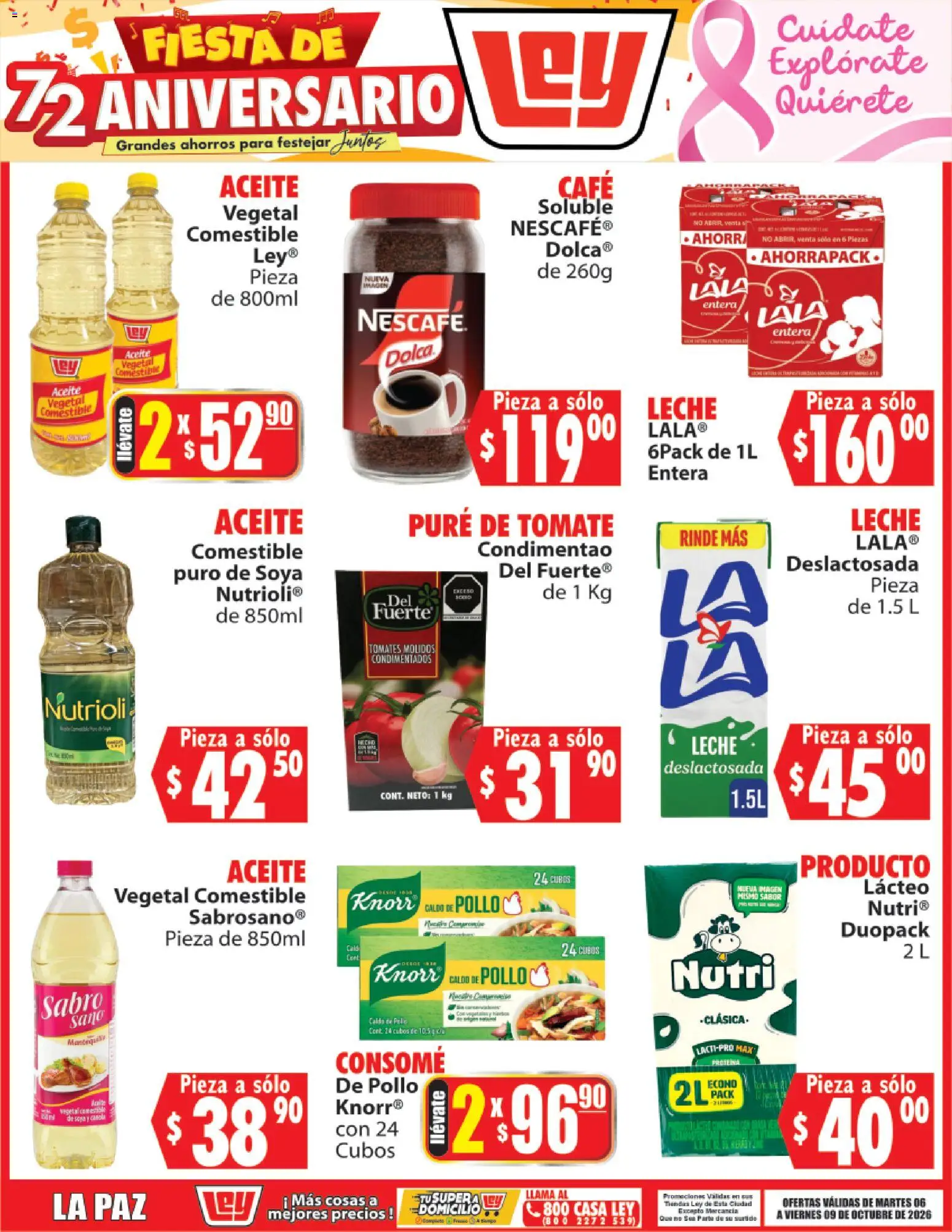Vista previa las ofertas de la tienda Casa Ley - Casa Ley folleto Autoservicio La Paz desde el 06/10/2026 