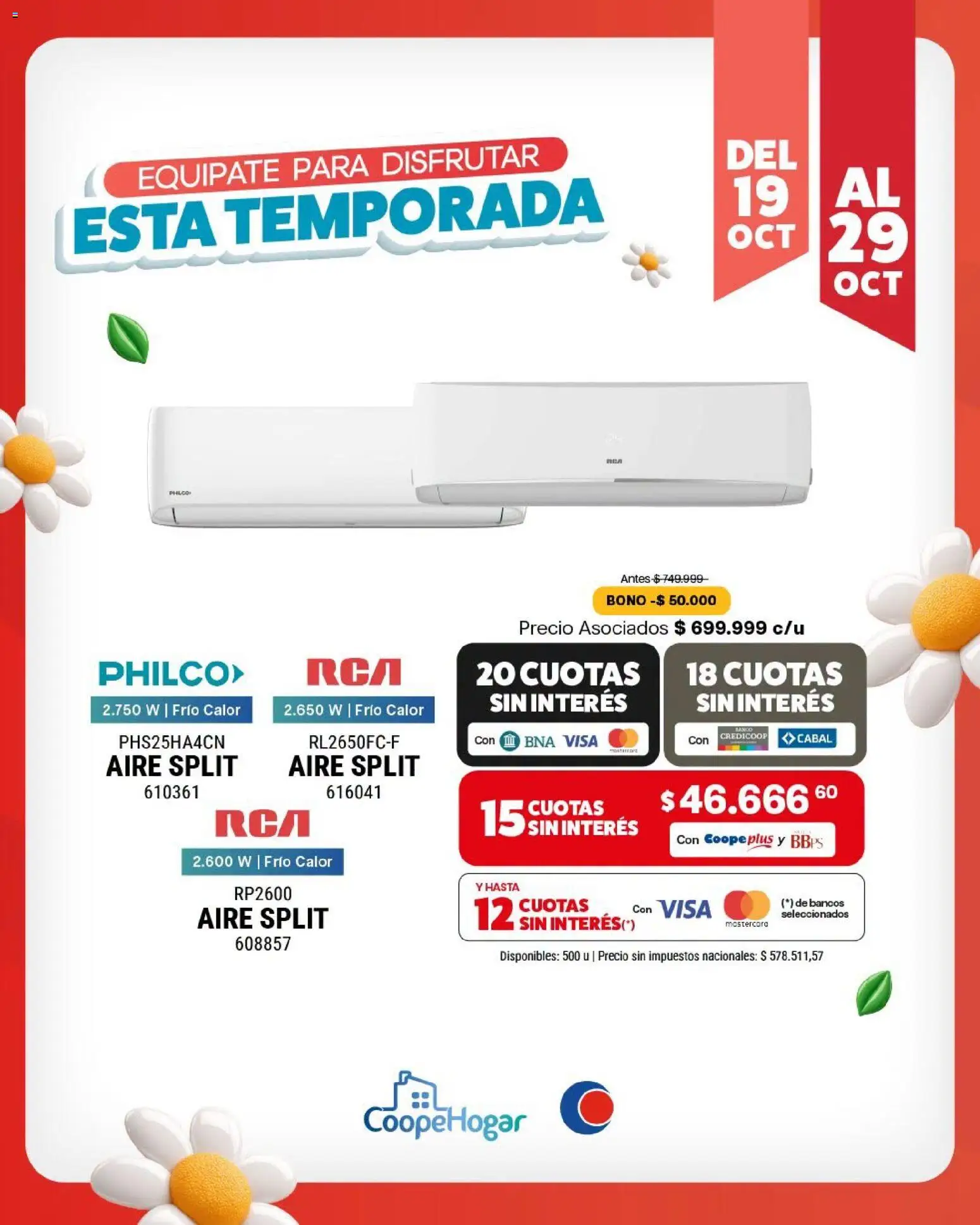 Vista previa del folleto de la tienda Cooperativa Obrera válido desde el 19/10/2026 