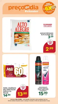 Pré-Visualização do folheto "Supermercado Guanabara - Ofertas da semana" da loja Supermercado Guanabara válido a partir de 29/05/2026