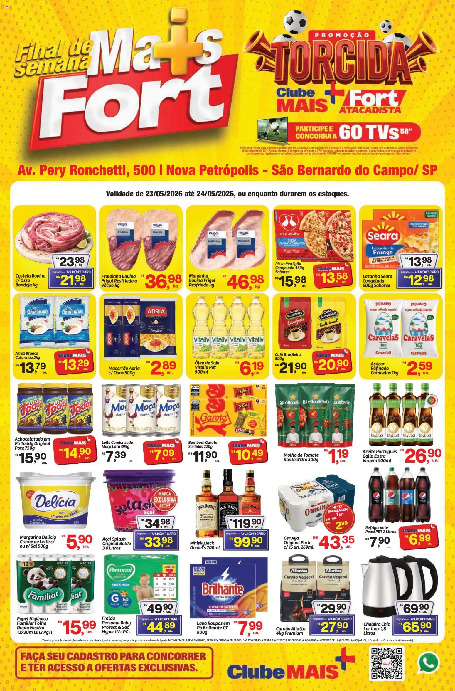 Pré-Visualização do folheto "Fort Atacadista - Ofertas da semana" da loja Fort Atacadista válido a partir de 23/05/2026