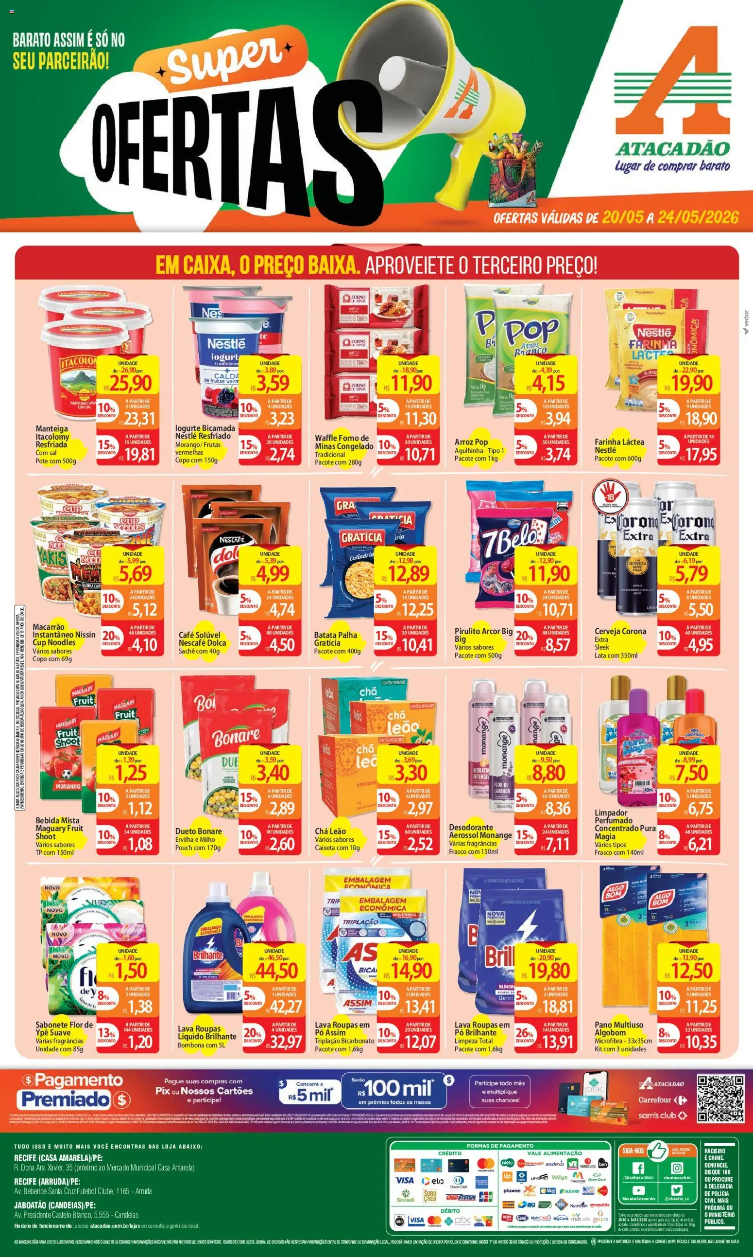 Pré-Visualização do folheto "Atacadão ofertas - PE" da loja Atacadão válido a partir de 20/05/2026
