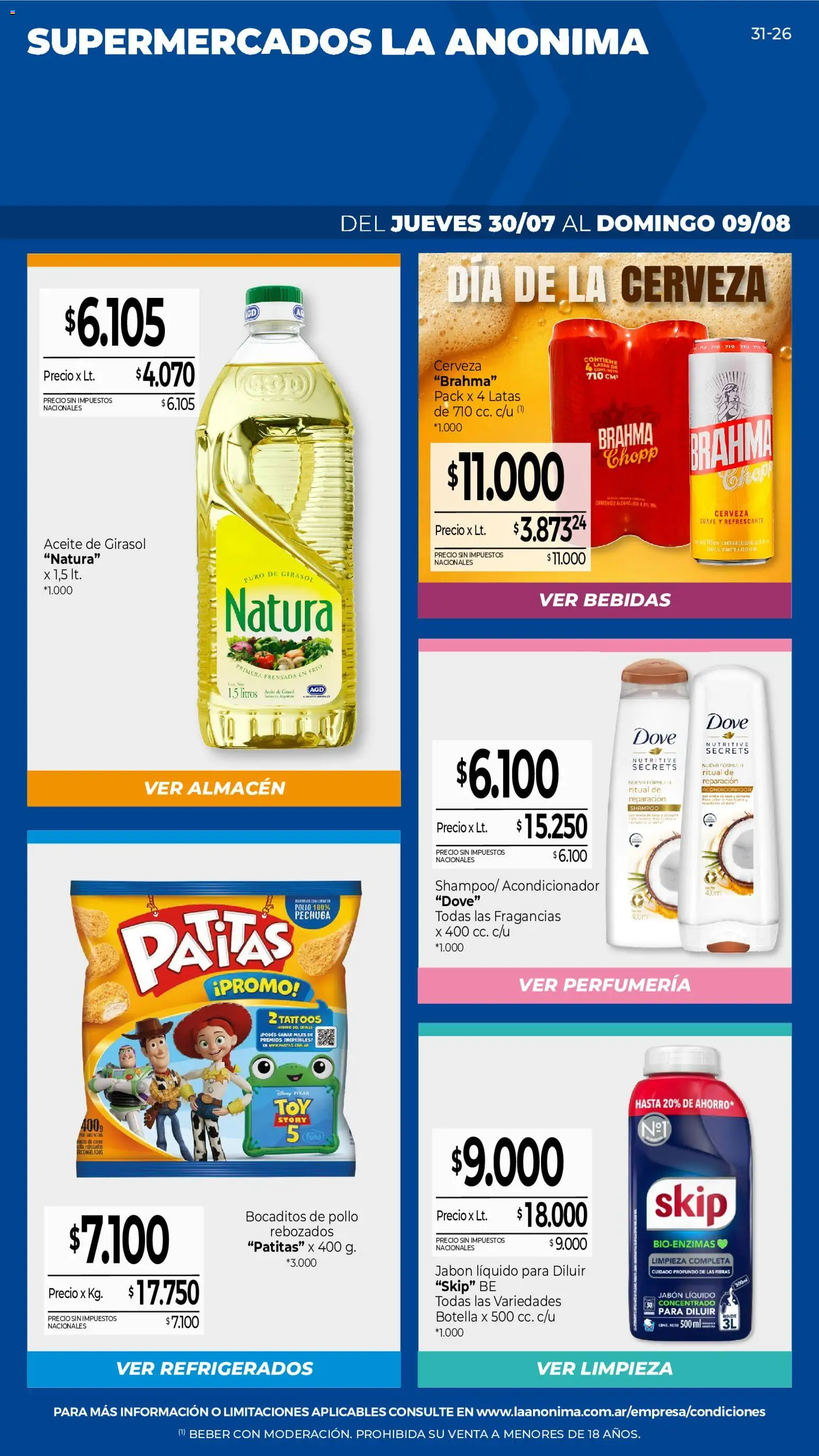 Vista previa del folleto de la tienda La Anonima válido desde el 30/07/2026 