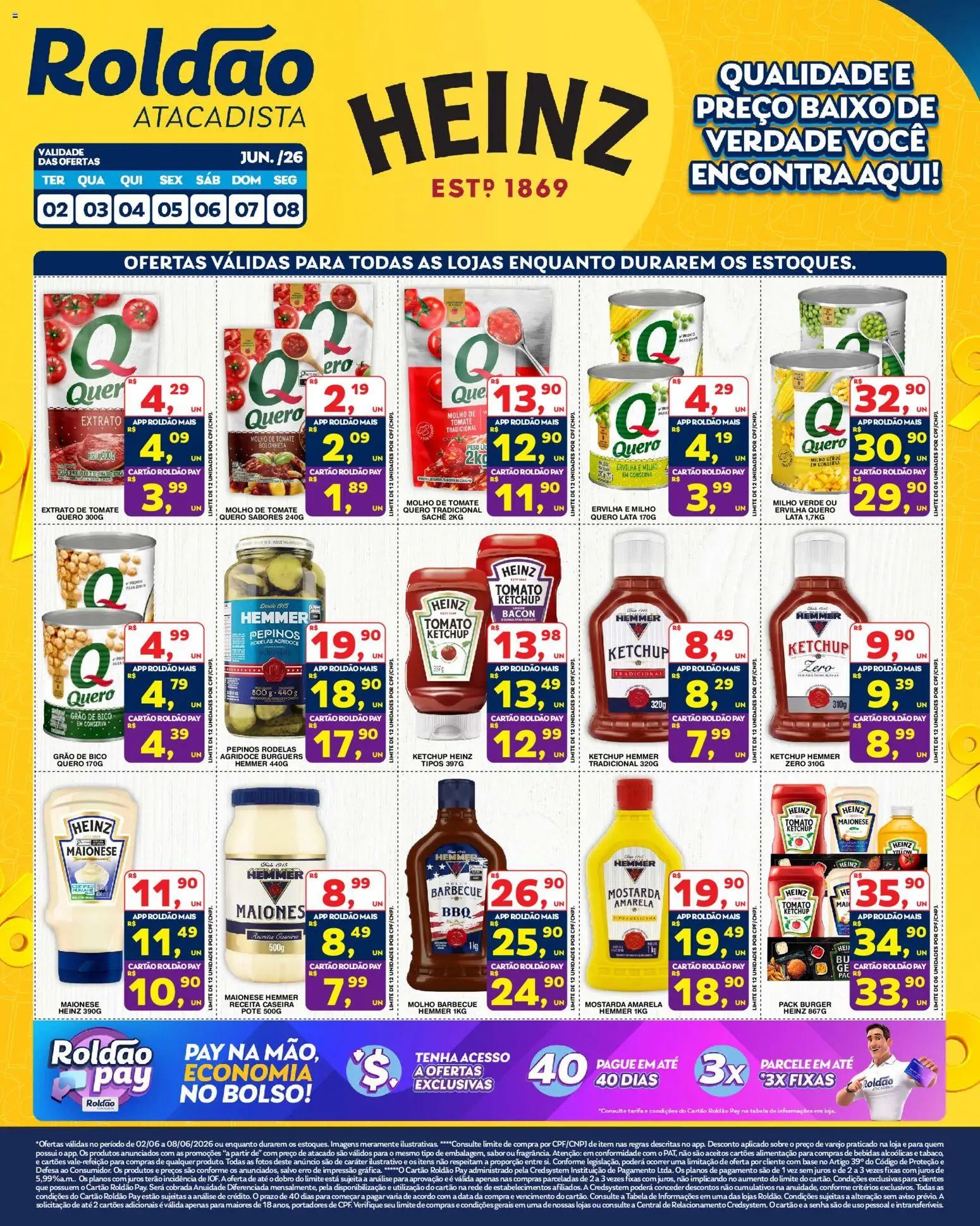 Pré-Visualização do folheto "Roldão ofertas Heinz" da loja Roldão válido a partir de 02/06/2026