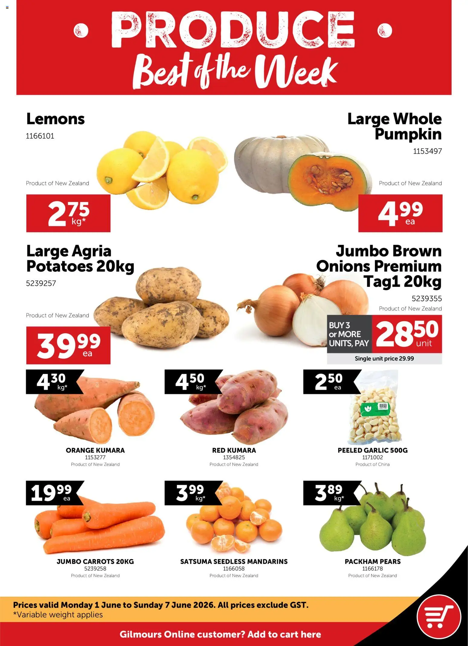 Preview of catalogue Gilmours catalogue from shop Gilmours valid 1 Jun 2026