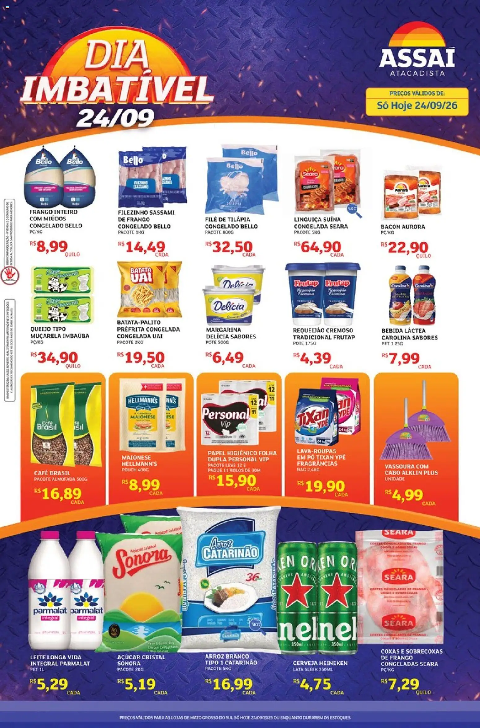 Pré-Visualização do folheto "Assaí Atacadista ofertas - MS" da loja Assaí Atacadista válido a partir de 24/09/2026