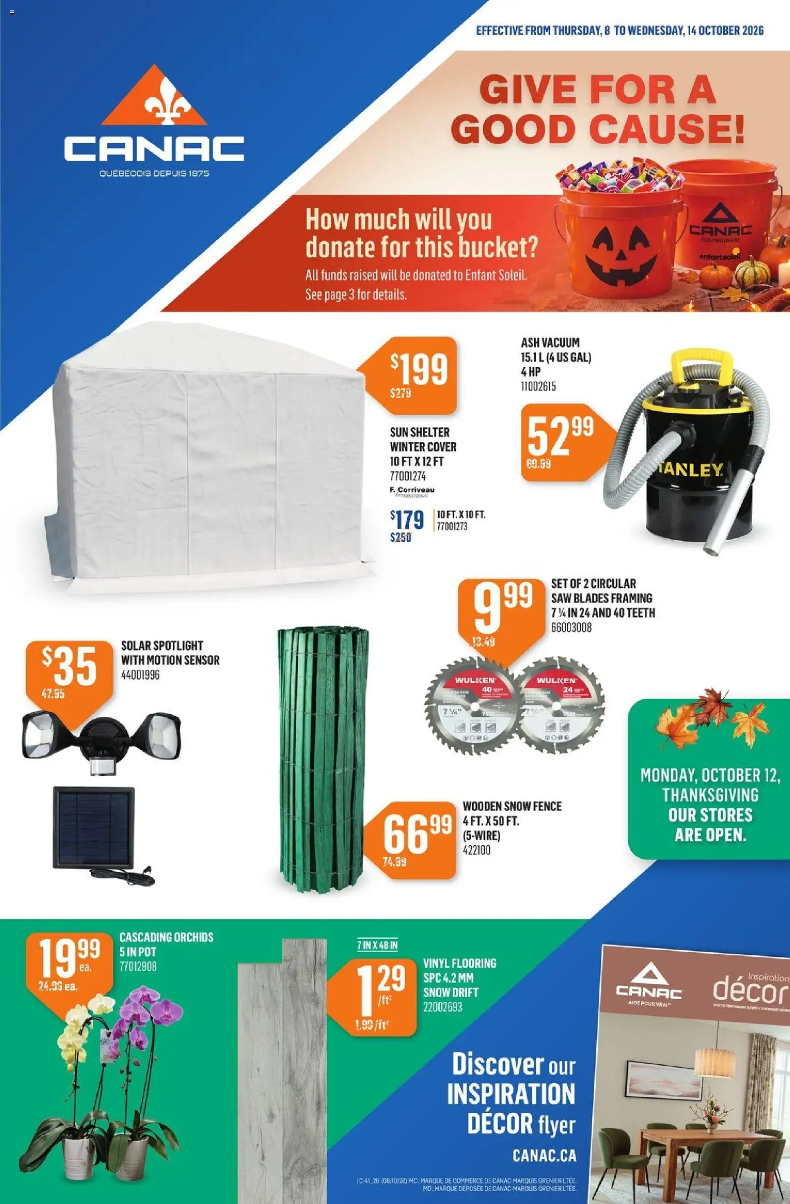 Preview of leaflet Canac weekly flyer from shop Canac is valid from Oct 08, 2026