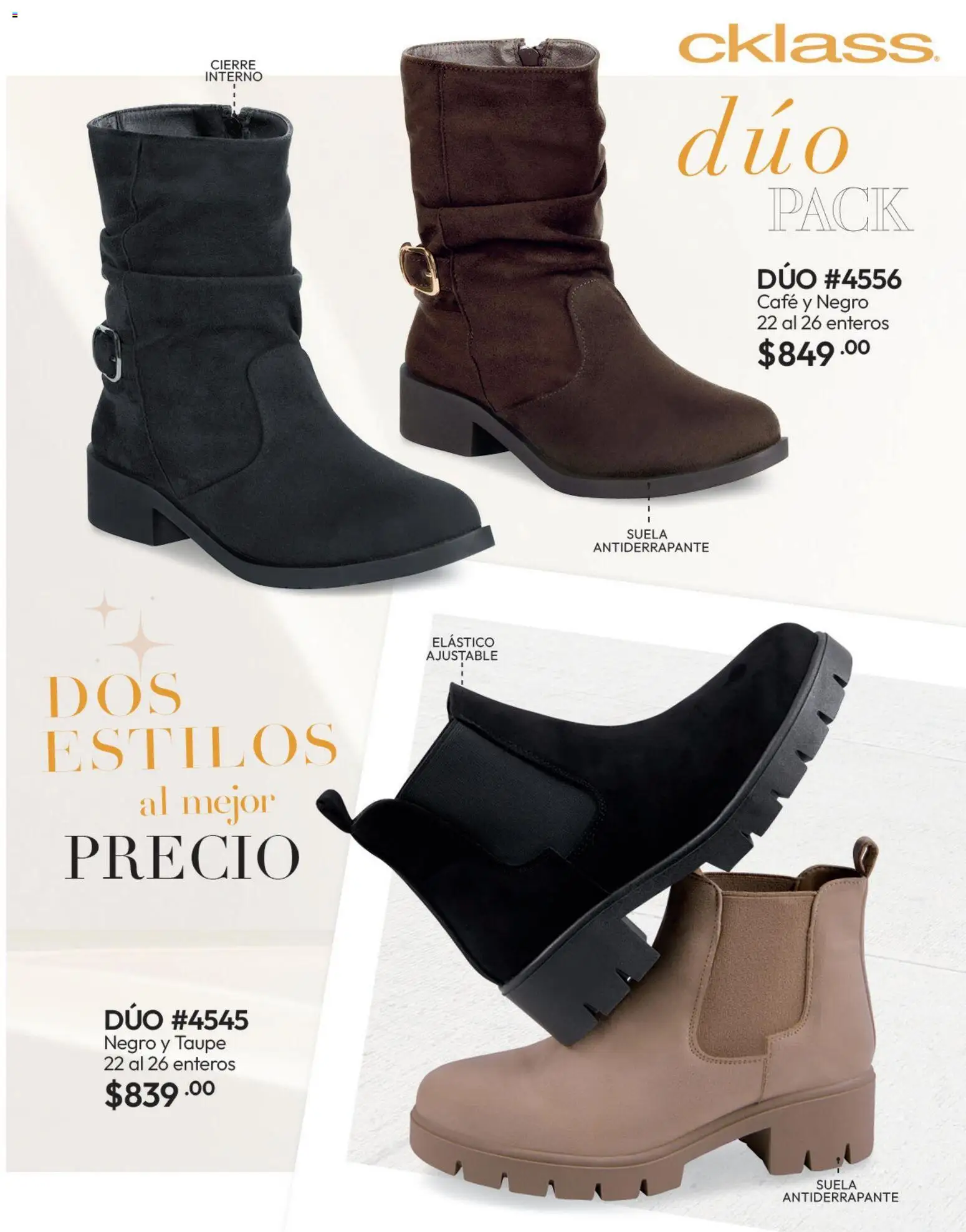 Vista previa las ofertas de la tienda Cklass - Cklass catálogo Calzado Invierno desde el 11/09/2026 