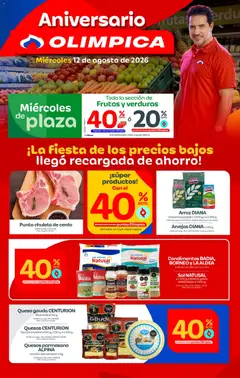  Vista previa del prospecto Olímpica catálogo del almacen Olímpica válida del 11/08/2026 al 12/08/2026