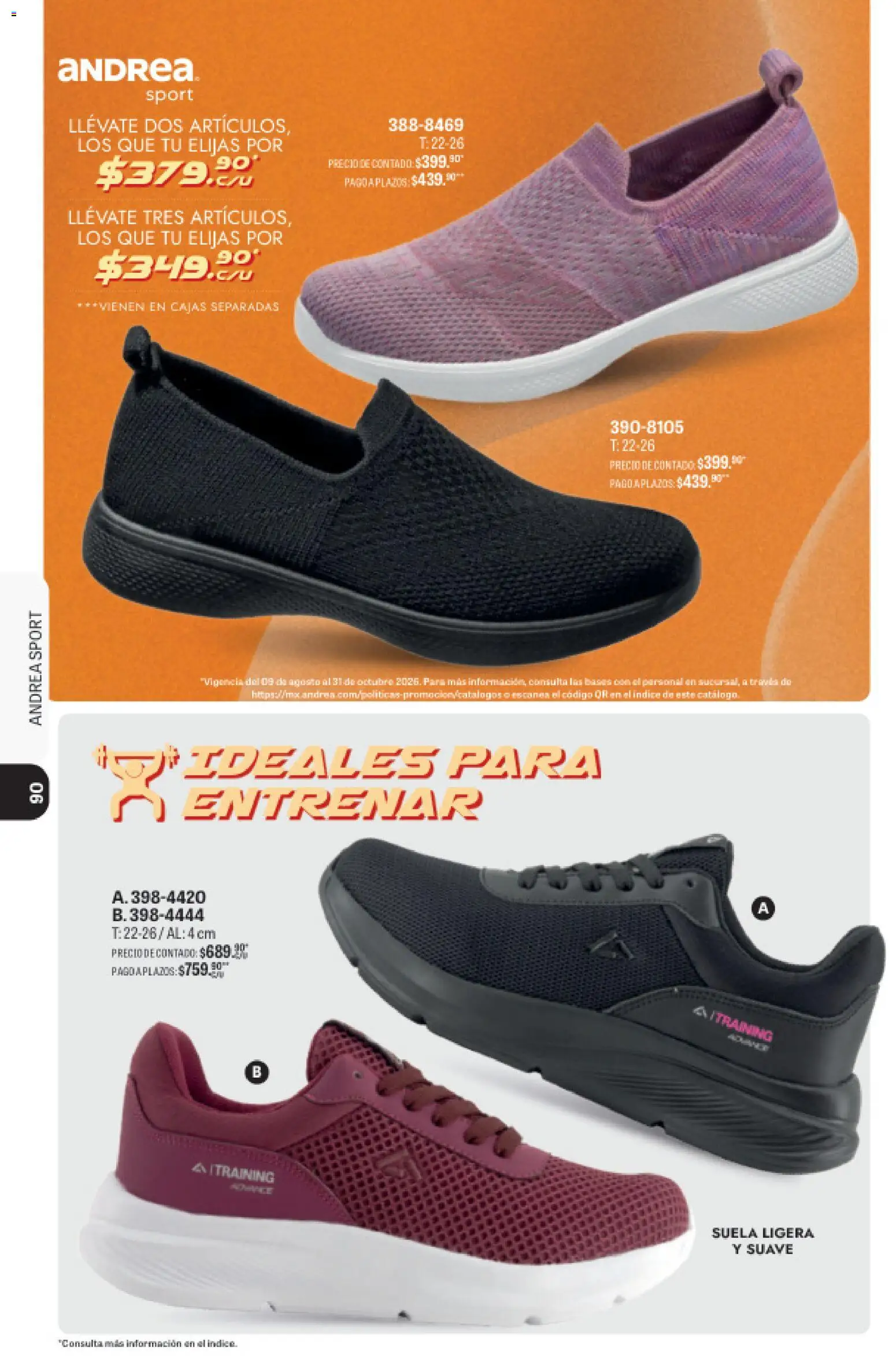 Vista previa las ofertas de la tienda Andrea - Andrea catálogo Sport desde el 23/08/2026 