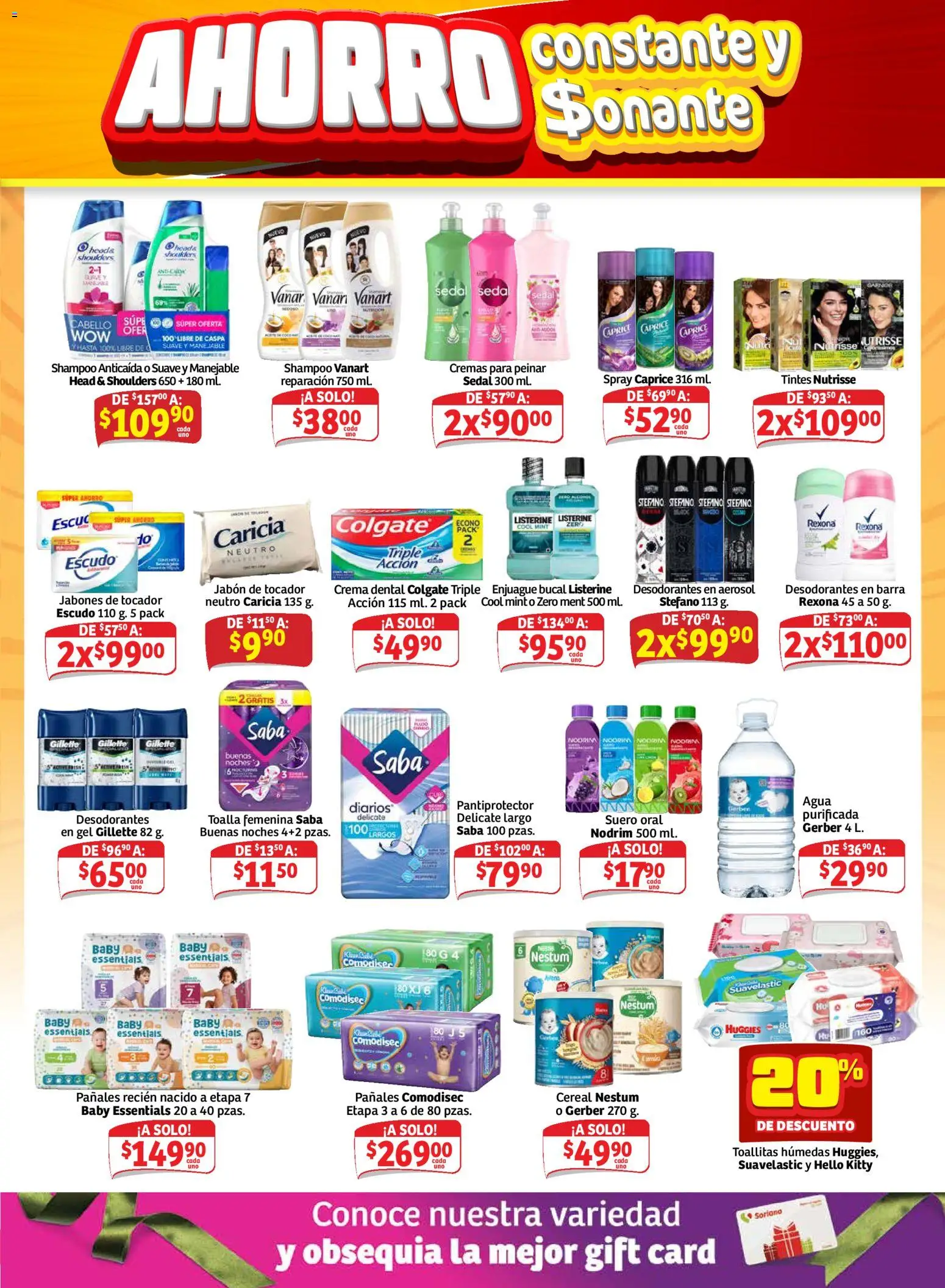 Vista previa las ofertas de la tienda Soriana - Soriana folleto Ahorro constante y sonante Mercado desde el 16/10/2026 
