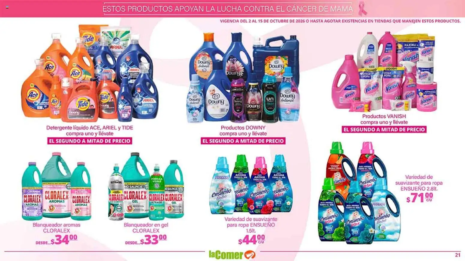Vista previa las ofertas de la tienda La Comer - La Comer folleto es la tienda rosa desde el 02/10/2026 