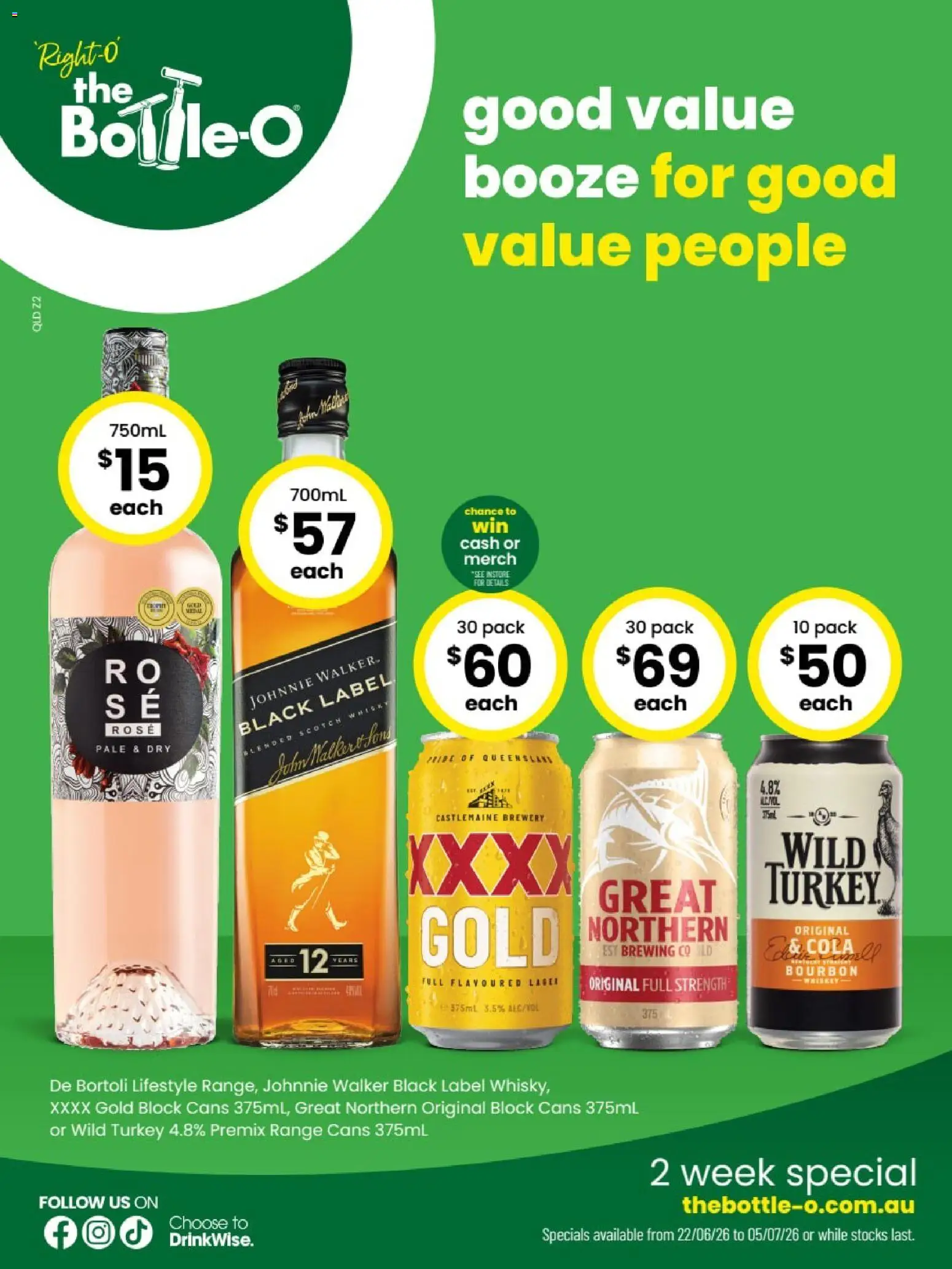 Preview of catalogue The Bottle-O catalogue BUNDABERG from shop The Bottle-O valid 22/06/2026
