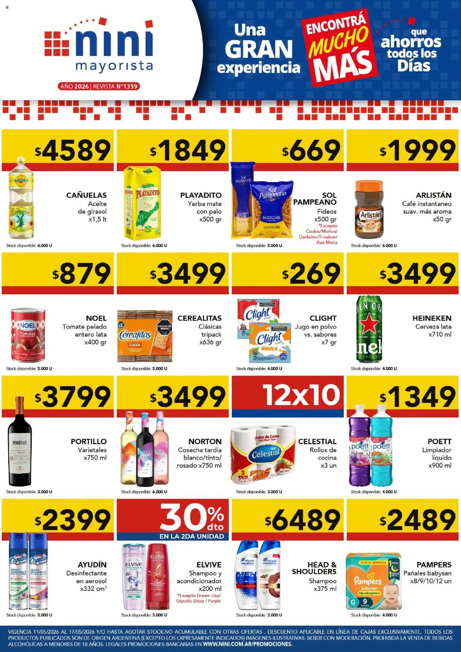 Vista previa del folleto de la tienda NINI Mayorista válido desde el 11/05/2026 