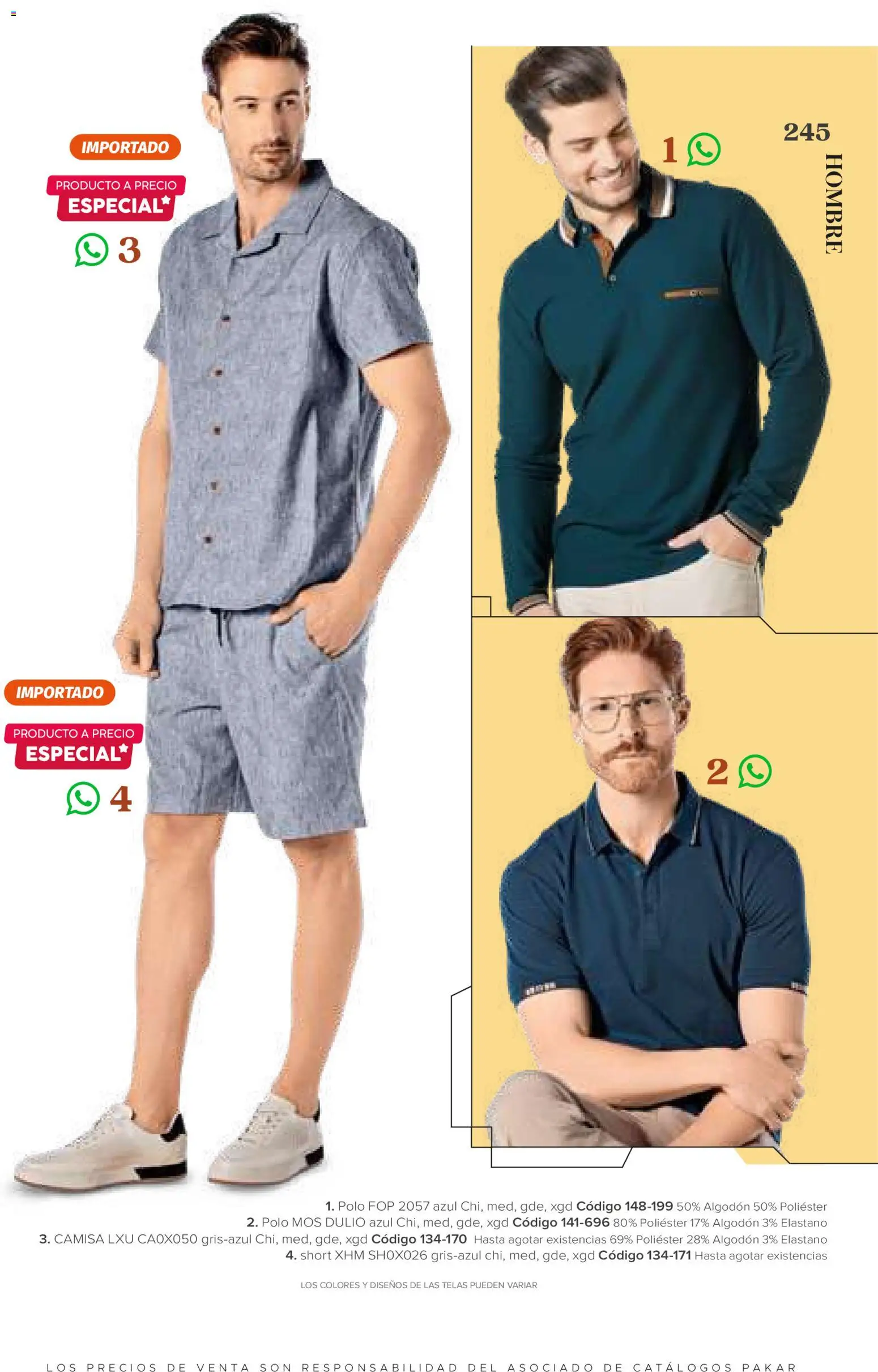Vista previa las ofertas de la tienda SC Pakar - SC Pakar catálogo Ropa desde el 31/07/2026 
