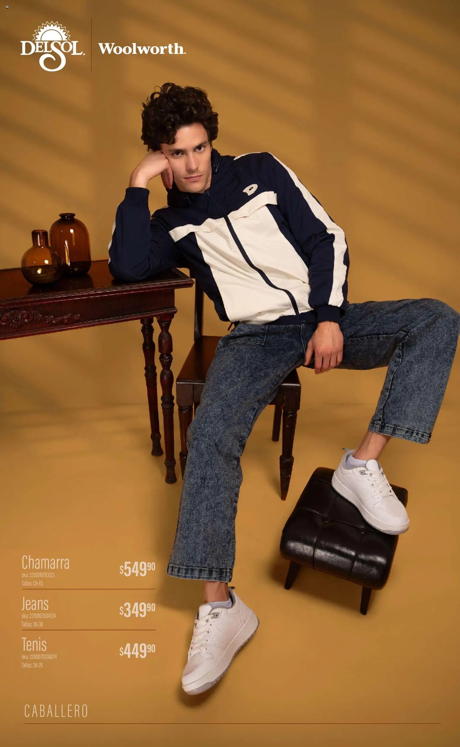 Vista previa las ofertas de la tienda Del Sol y Woolworth - Del Sol y Woolworth catálogo Luce el Otoño desde el 01/10/2026 - Tenis, Chamarra