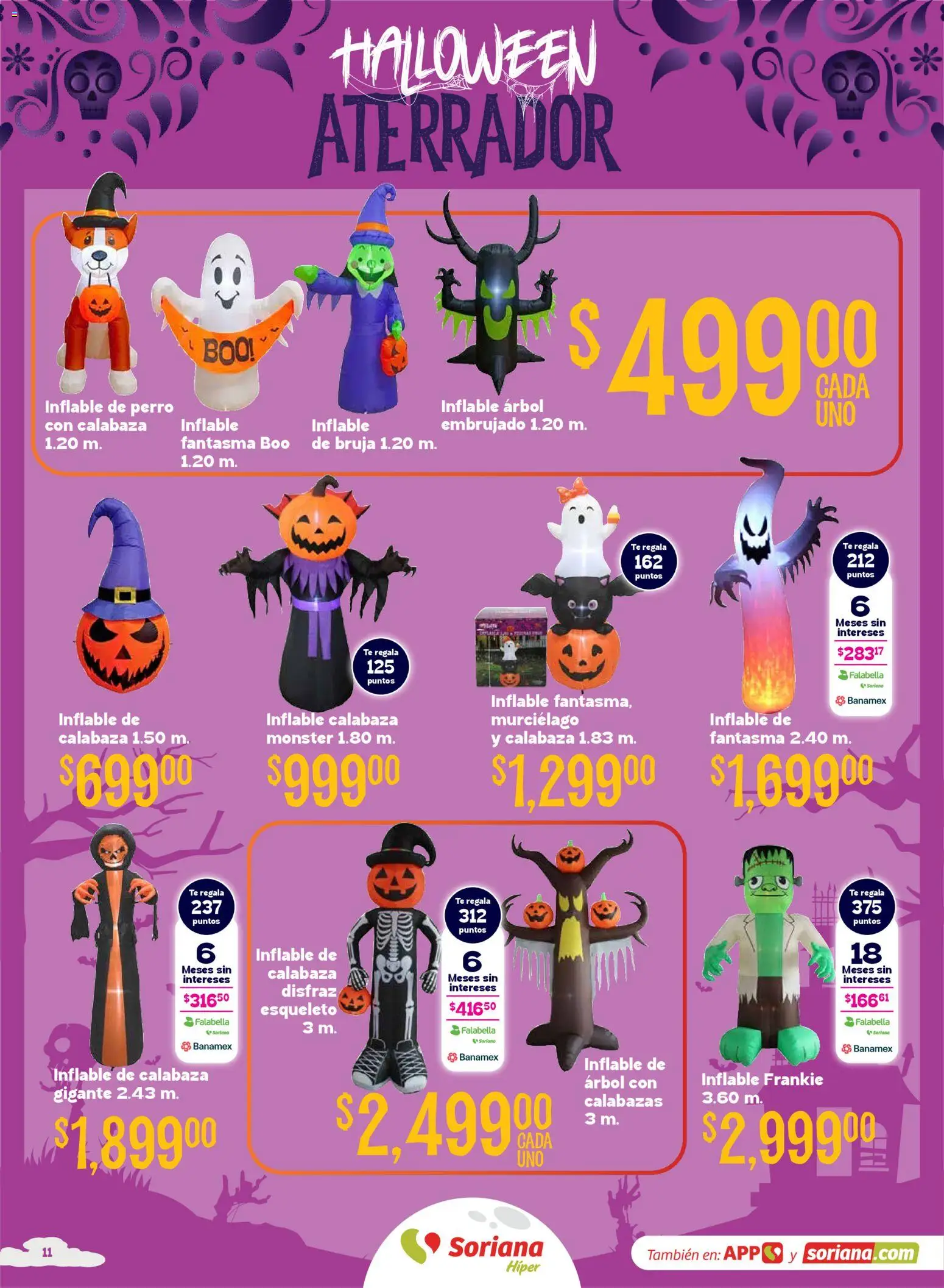 Vista previa las ofertas de la tienda Soriana - Soriana Híper - Halloween y Día de muertos desde el 01/10/2026 - Té, Calabaza