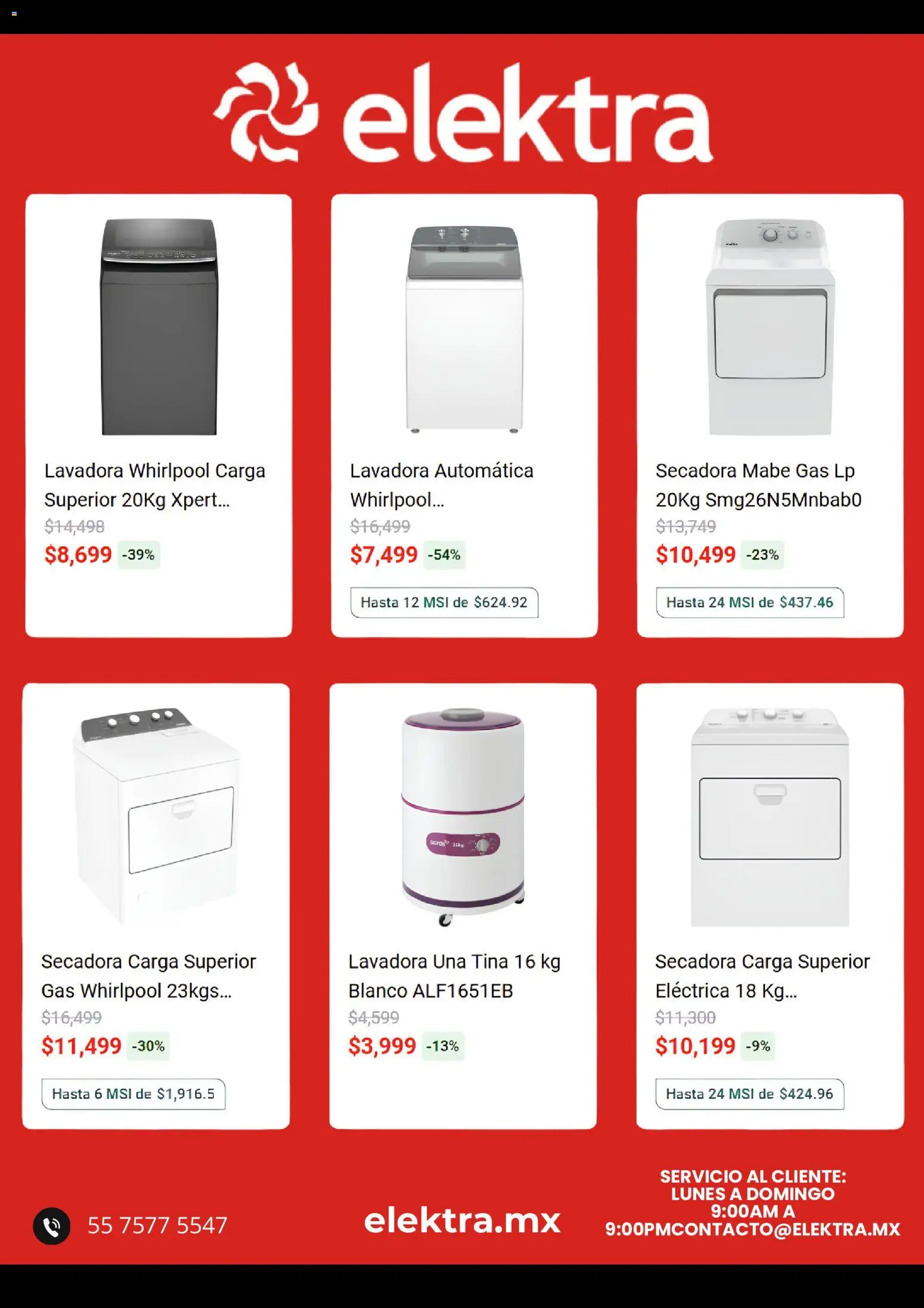 Vista previa las ofertas de la tienda Elektra - Elektra catálogo desde el 04/08/2026 