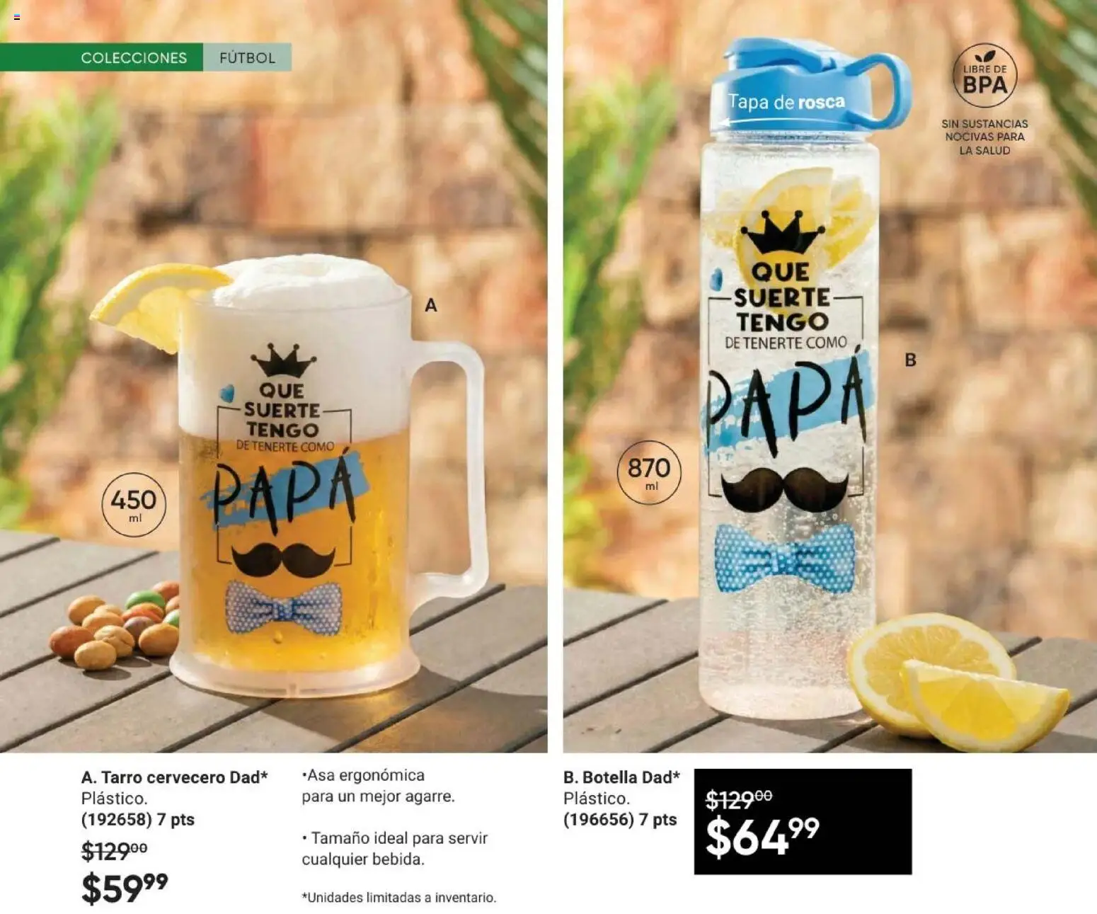 Vista previa las ofertas de la tienda AVON - AVON Casa & Estilo 8 2026 desde el 08/05/2026 - Papa, Botella