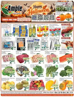 Preview of leaflet Ample Food Market weekly flyer Toronto York from shop Ample Food Market is valid from Oct 23, 2026