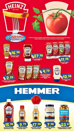Pré-Visualização do folheto "Bramil Supermercados ofertas Heinz & Hemmer" da loja Bramil Supermercados válido a partir de 23/07/2026